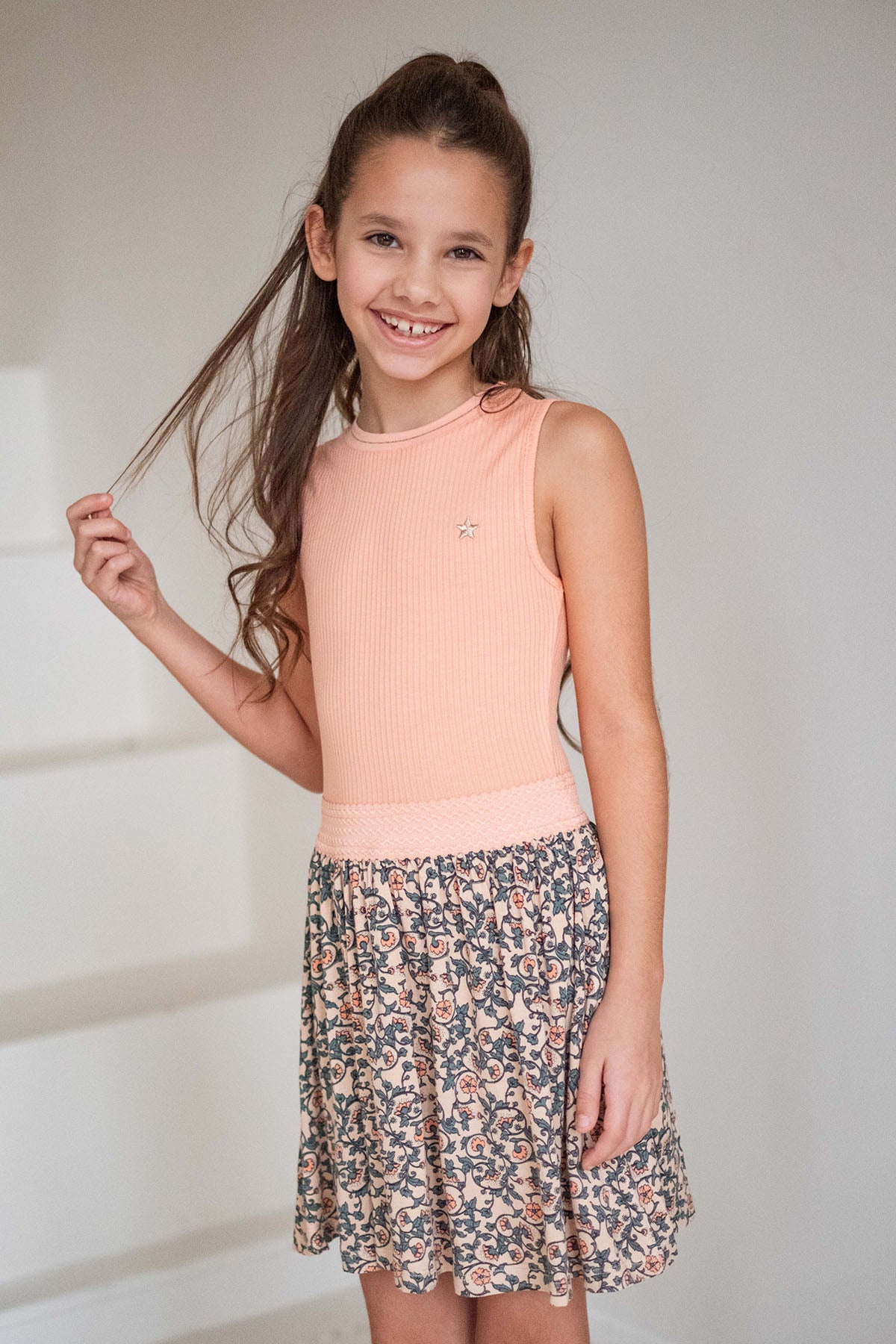 Moon Dress Soft Peach