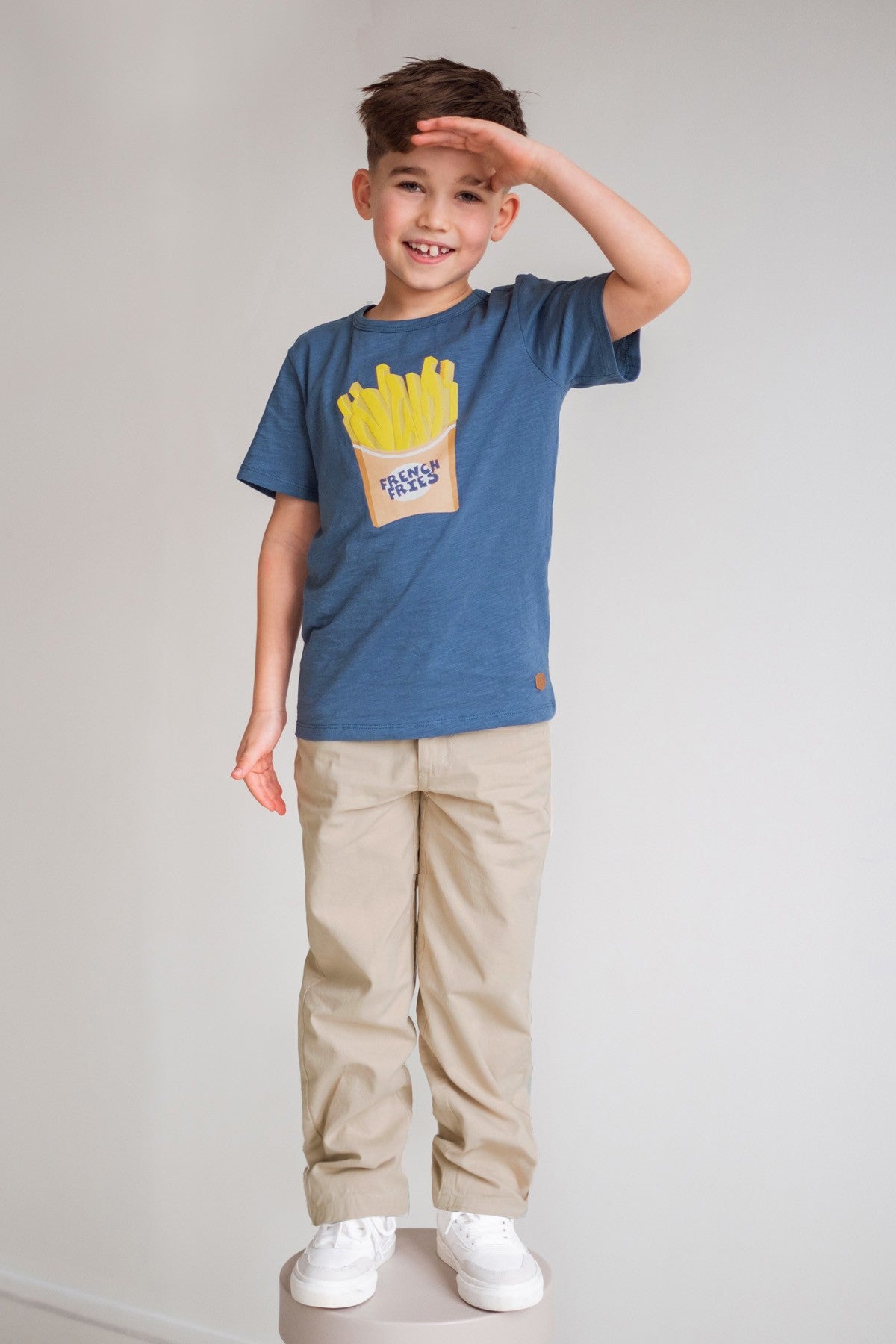 EVAN T-shirt indigo