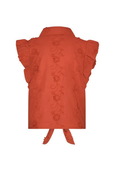 Cindy Blouse Rust