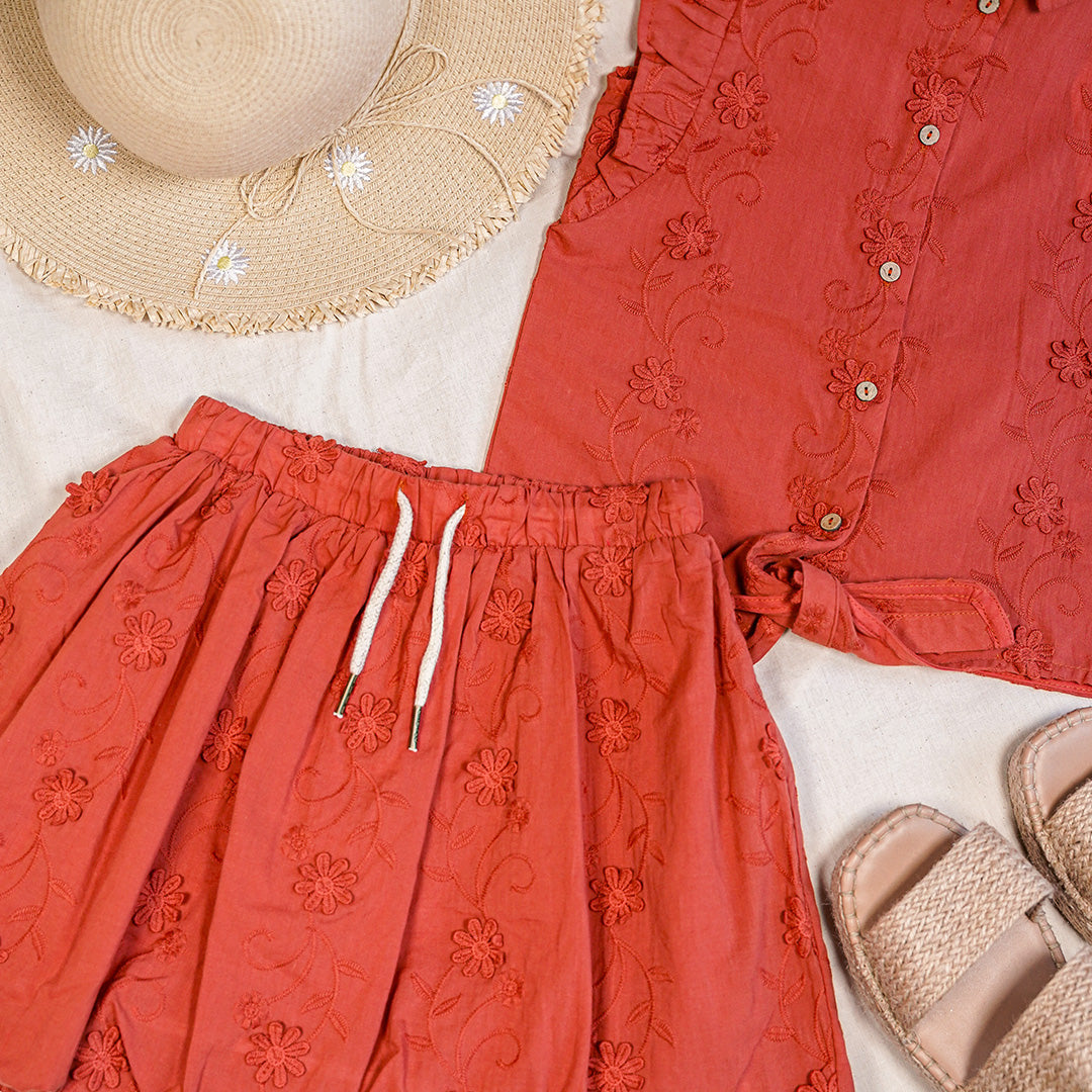 Stacey Skirt Rust