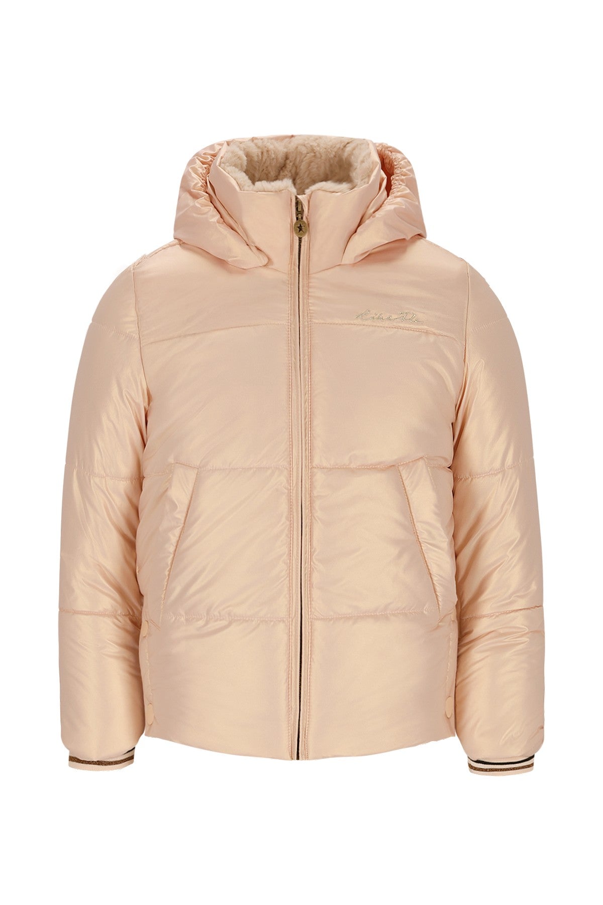Aelin Flo girls short fancy hooded jacket