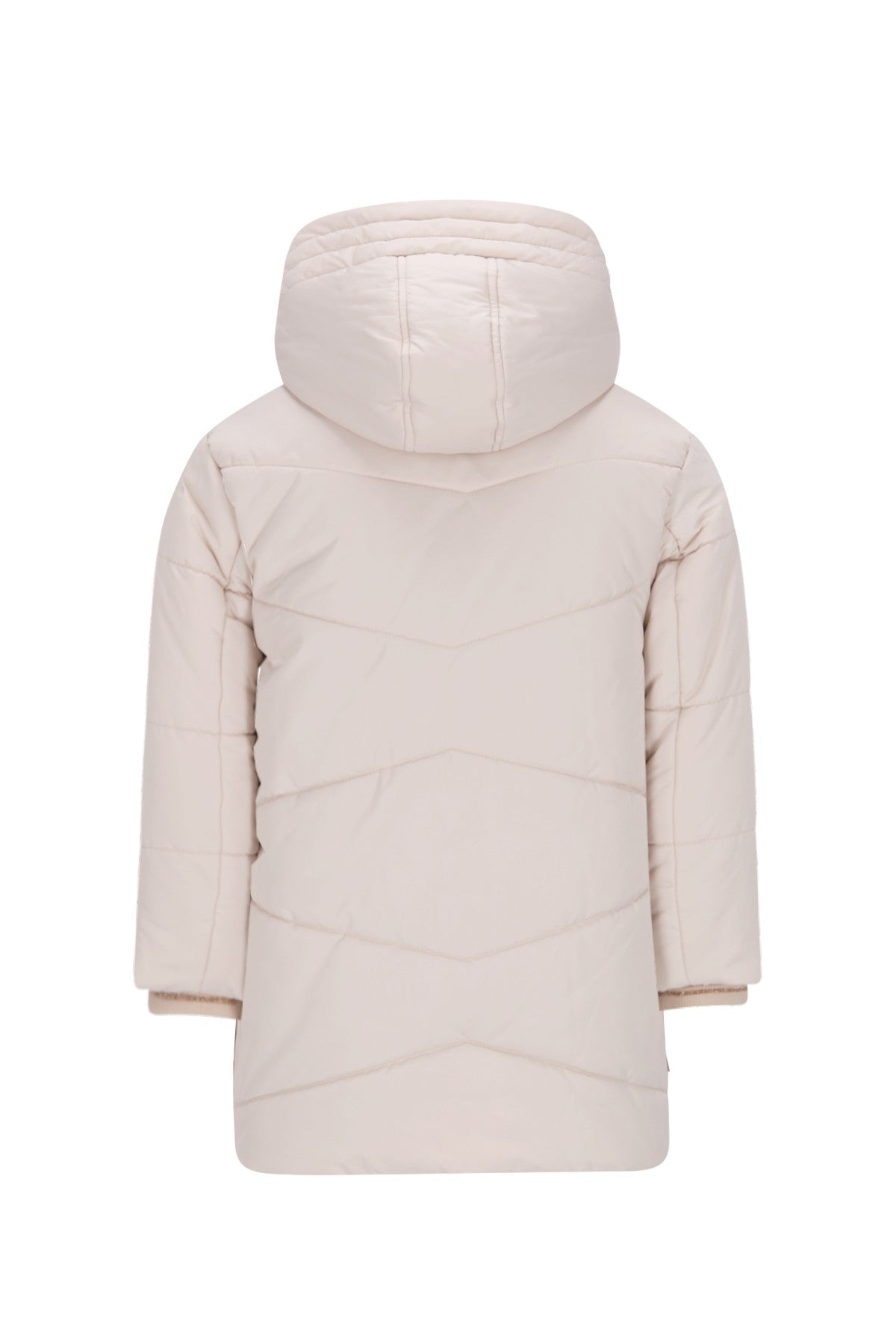 Abbi Flo girls fancy quilted hooded jacket