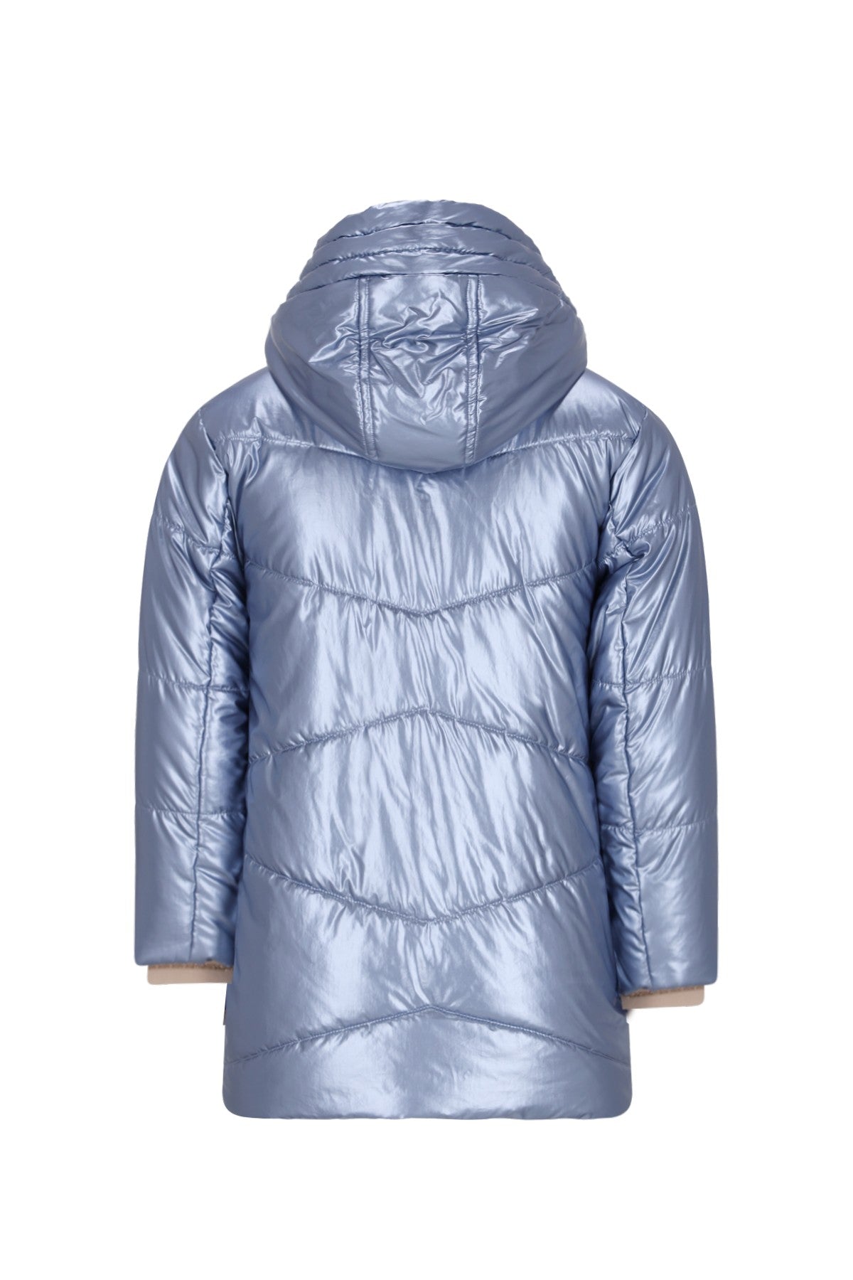 Abbi Flo girls fancy quilted hooded jacket