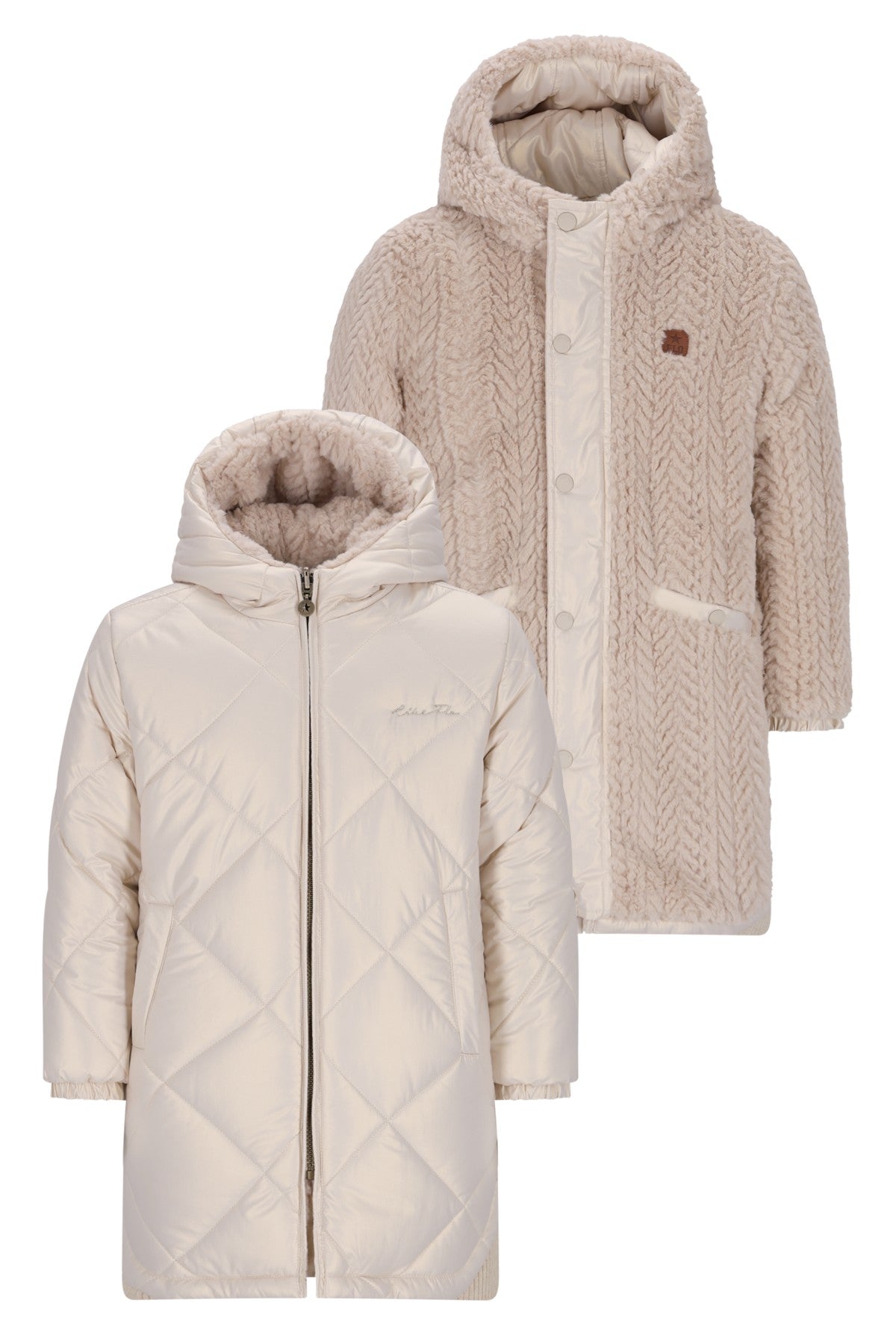 Ariana Flo girls reversible hooded long jacket