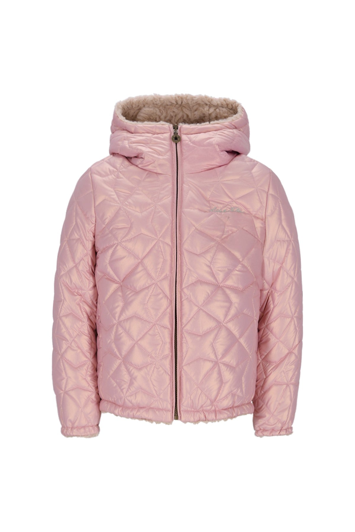 Aimee Flo girls reversible short hooded jacket