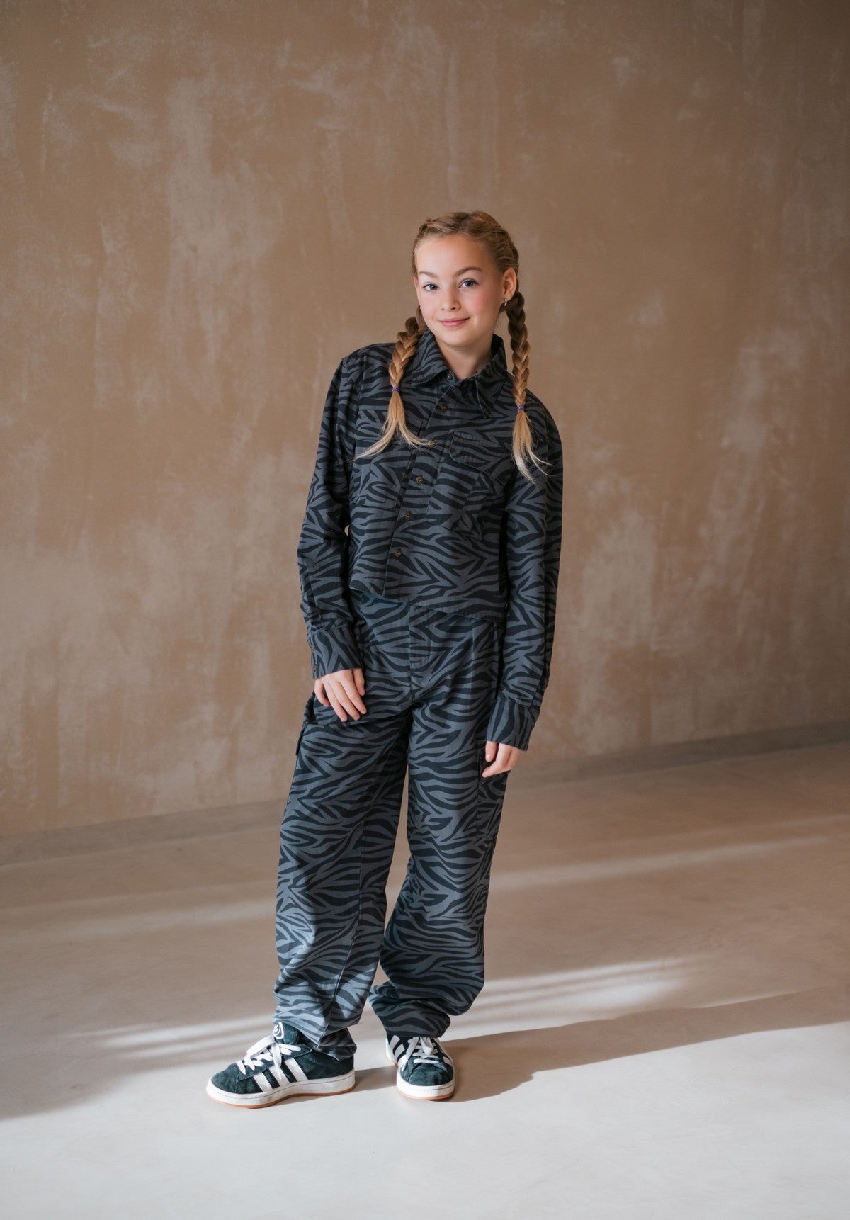 Fiene Flo young twill pants with side pockets
