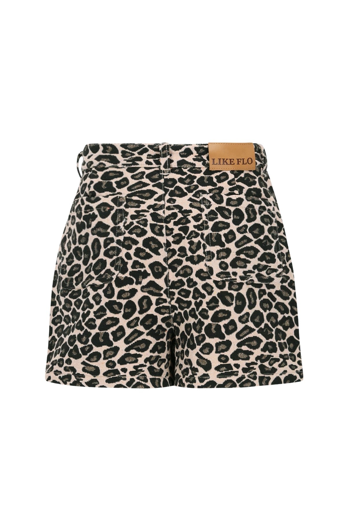 Fini Flo girls woven short oker panther