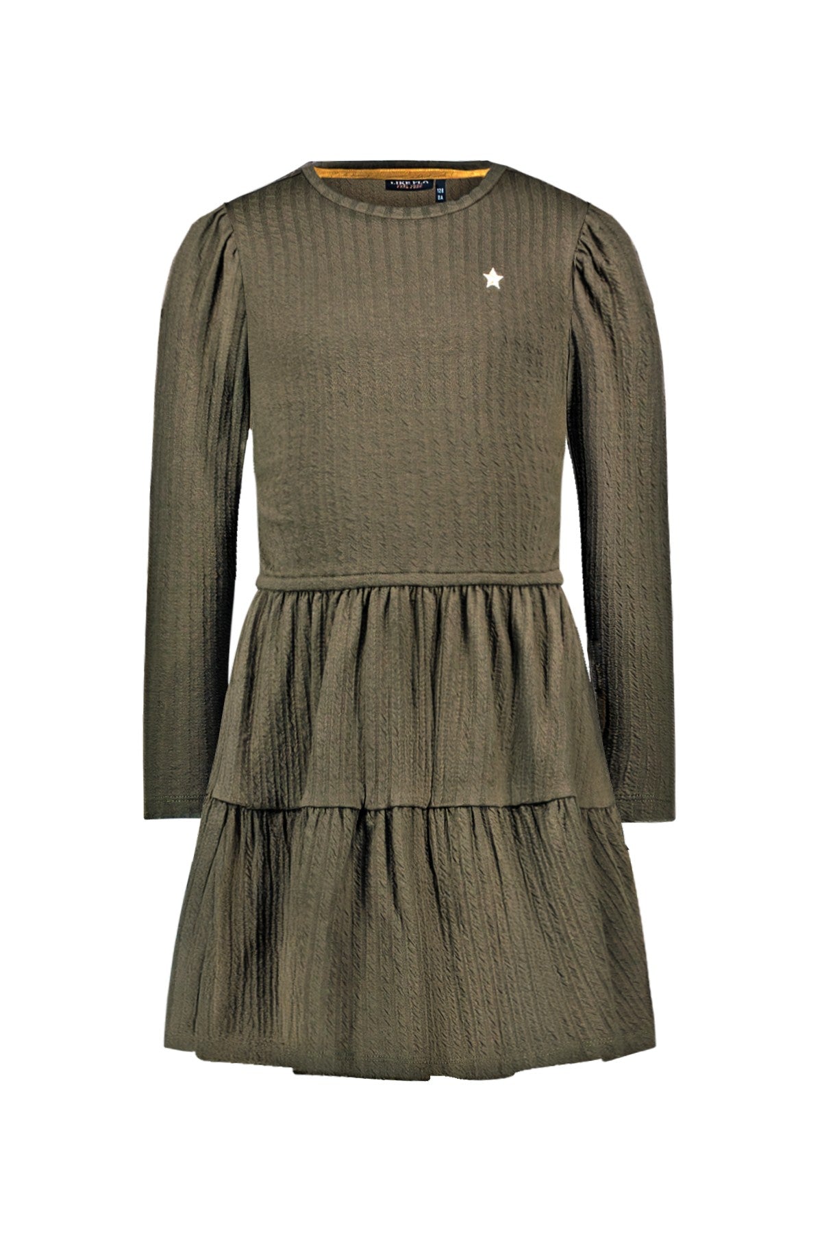 Messie Flo girls jacquard jersey dress