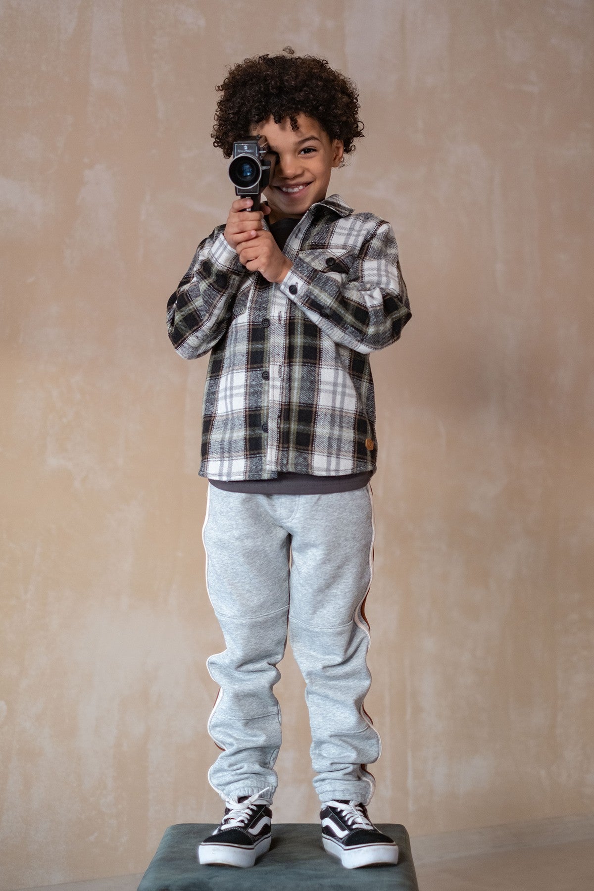 Charles Flo boys wool blouse