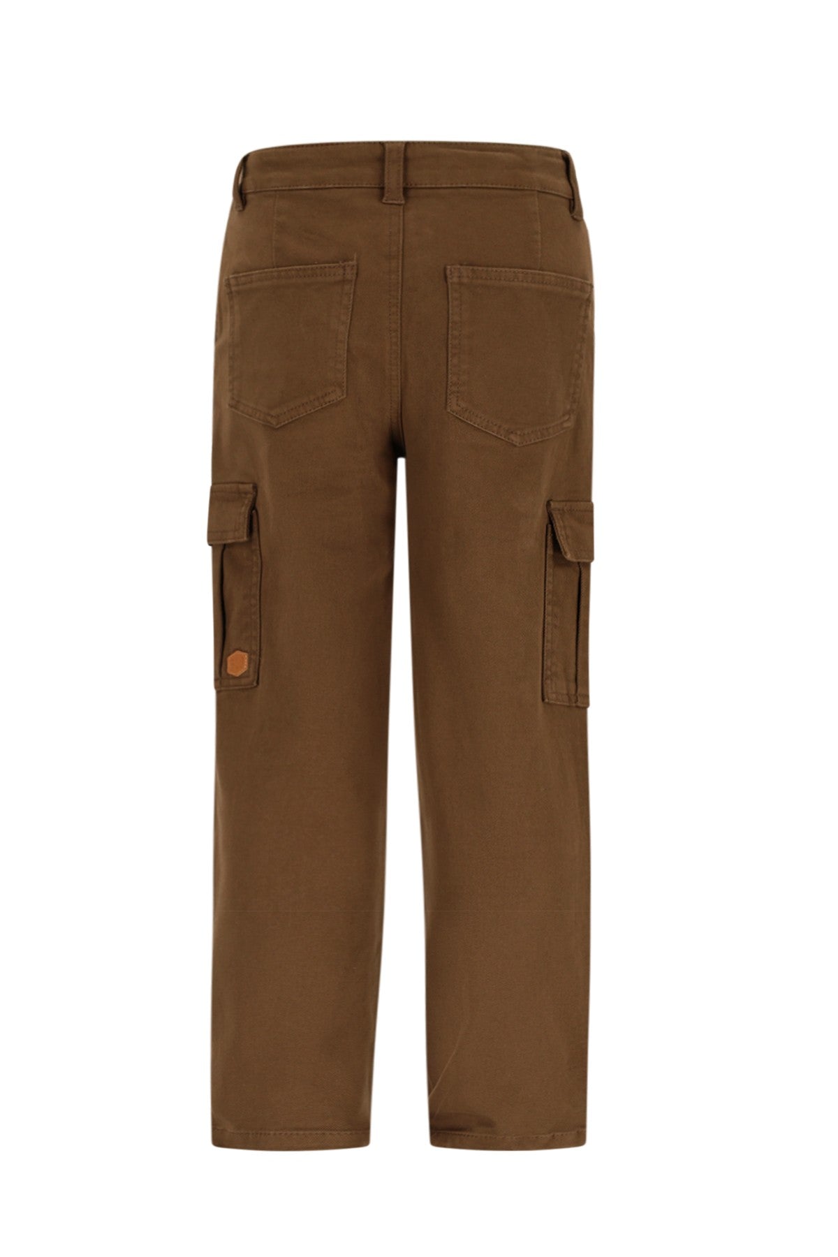 Frankys Flo boys twill cargo pants cinnamon