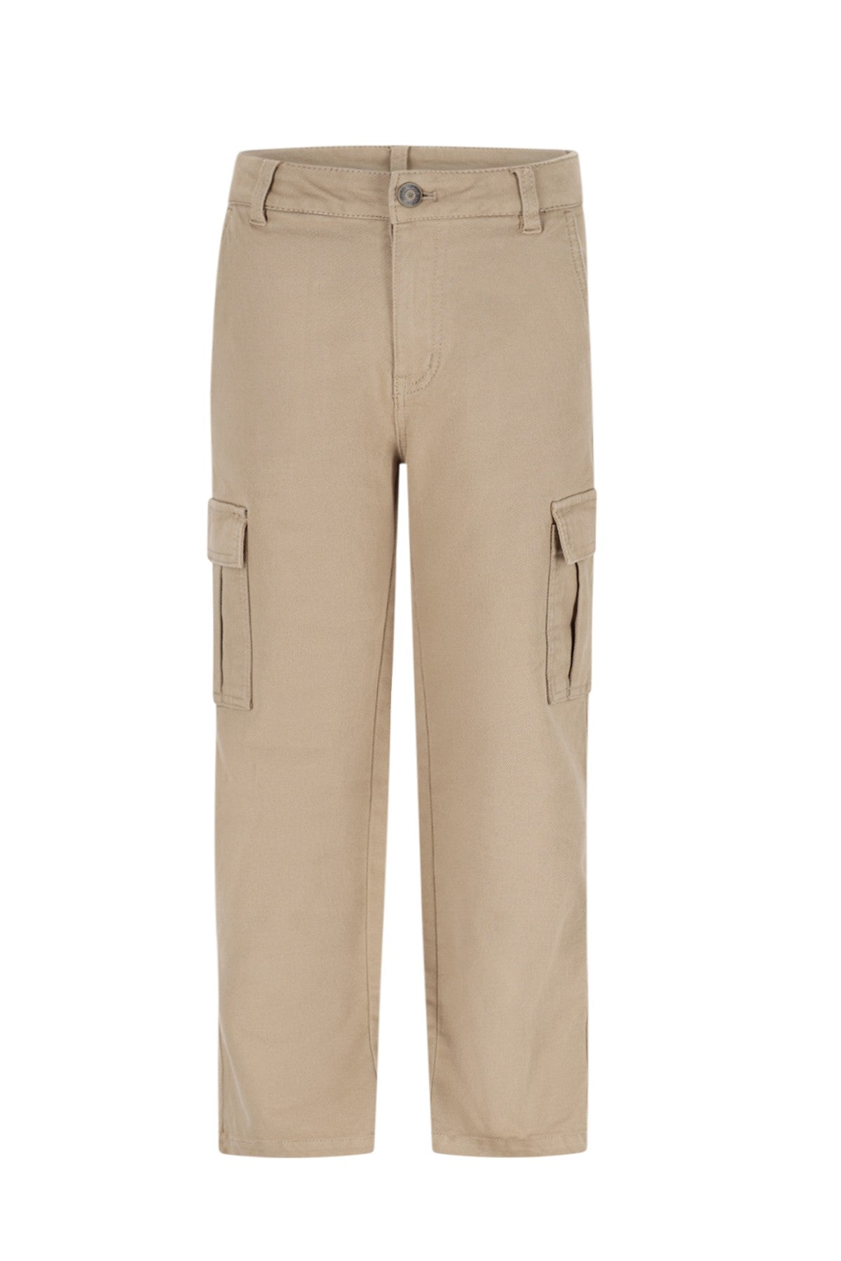 Frankys Flo boys twill cargo pants kahki