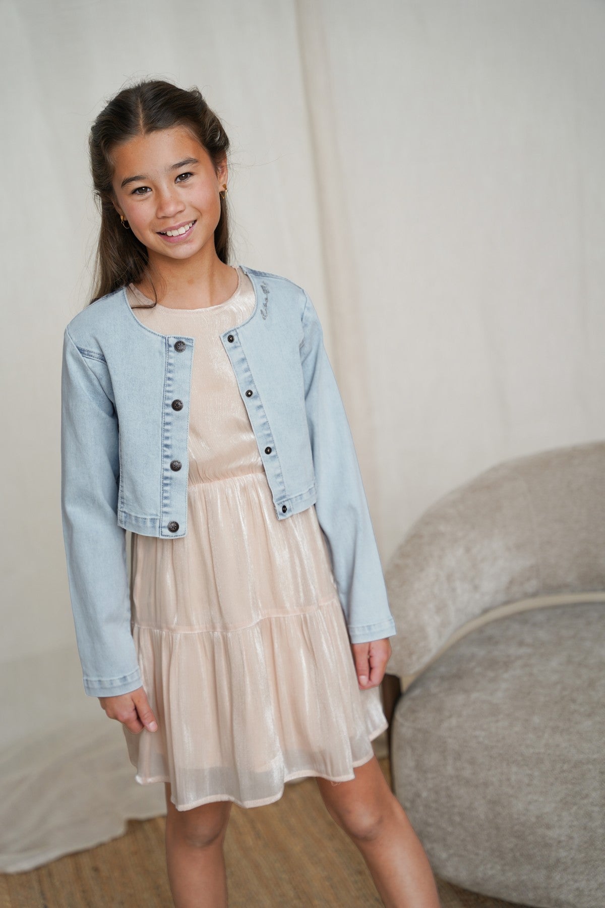 Amina Flo girls denim jacket