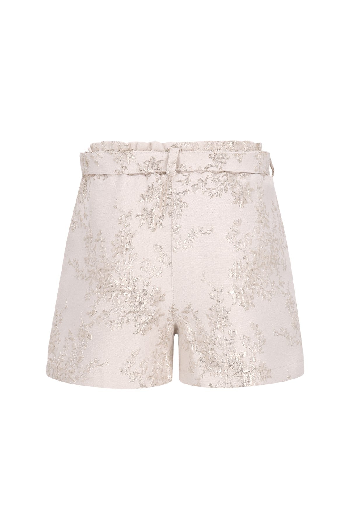 Fay-Linn Flo girls jacquard short with shell belt