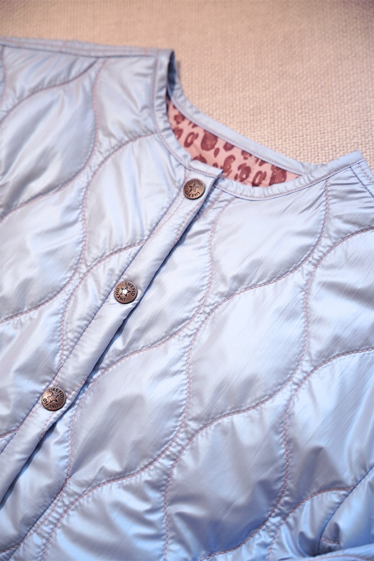 Livia Flo girls reversible quilted jacket