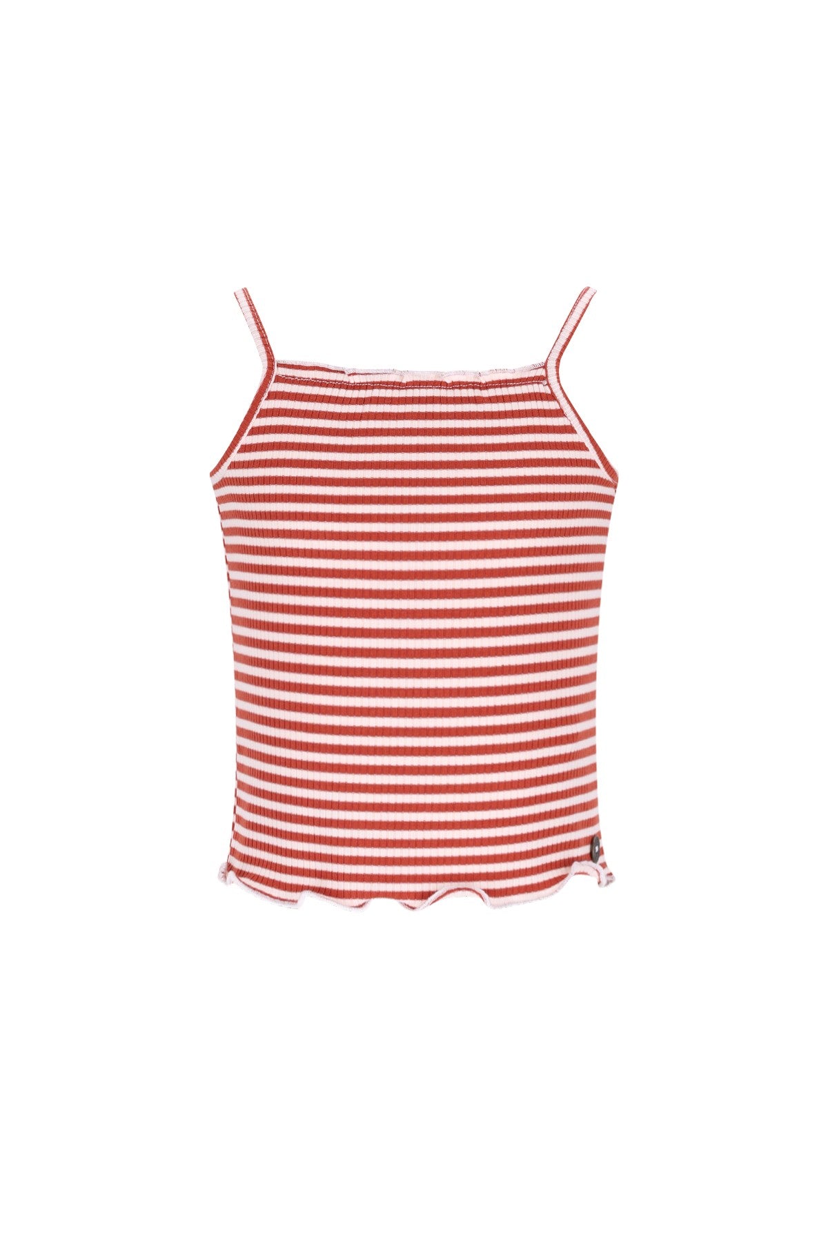 Evina Flo girls solid rib singlet