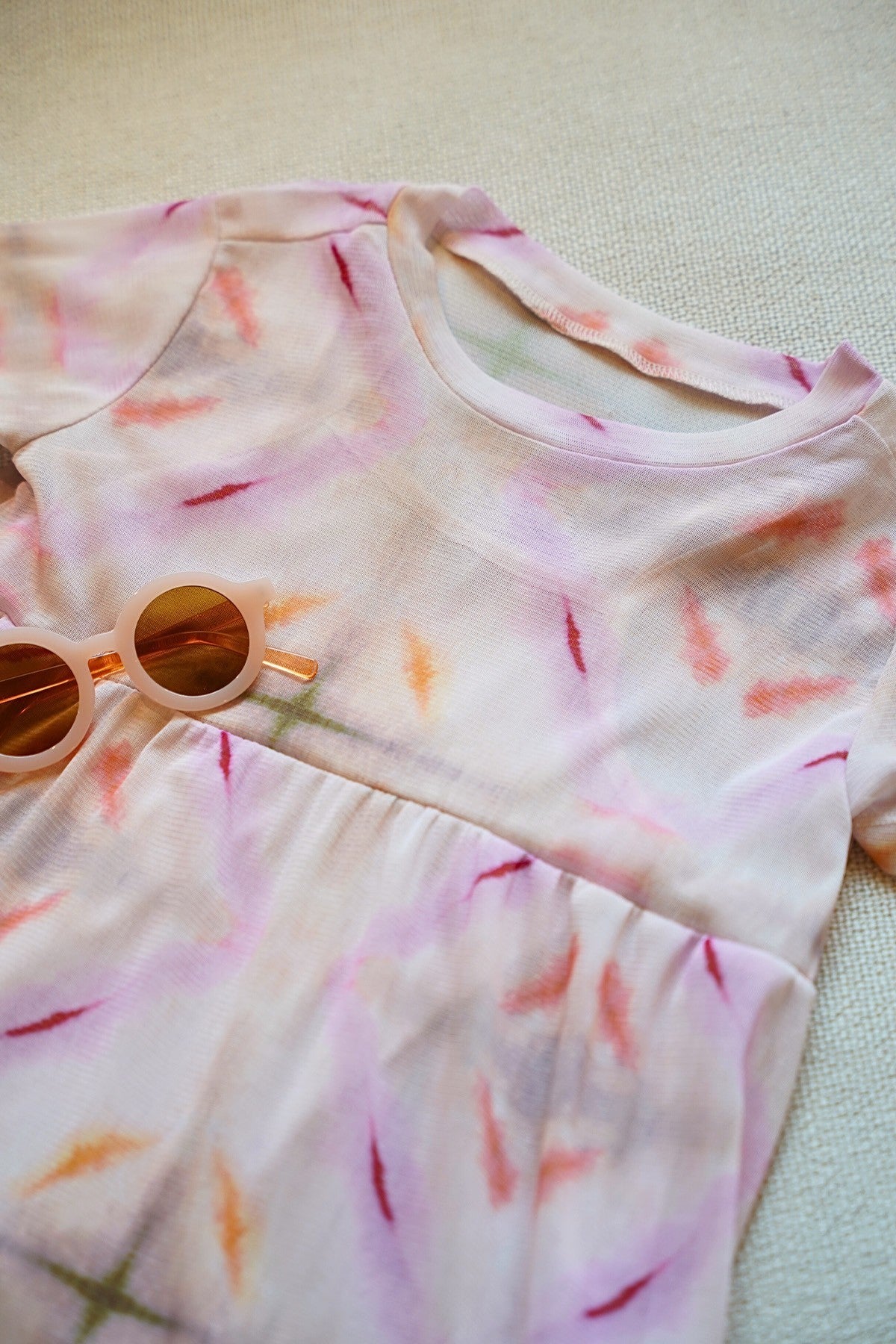 Meis Flo girls mesh shirt dress