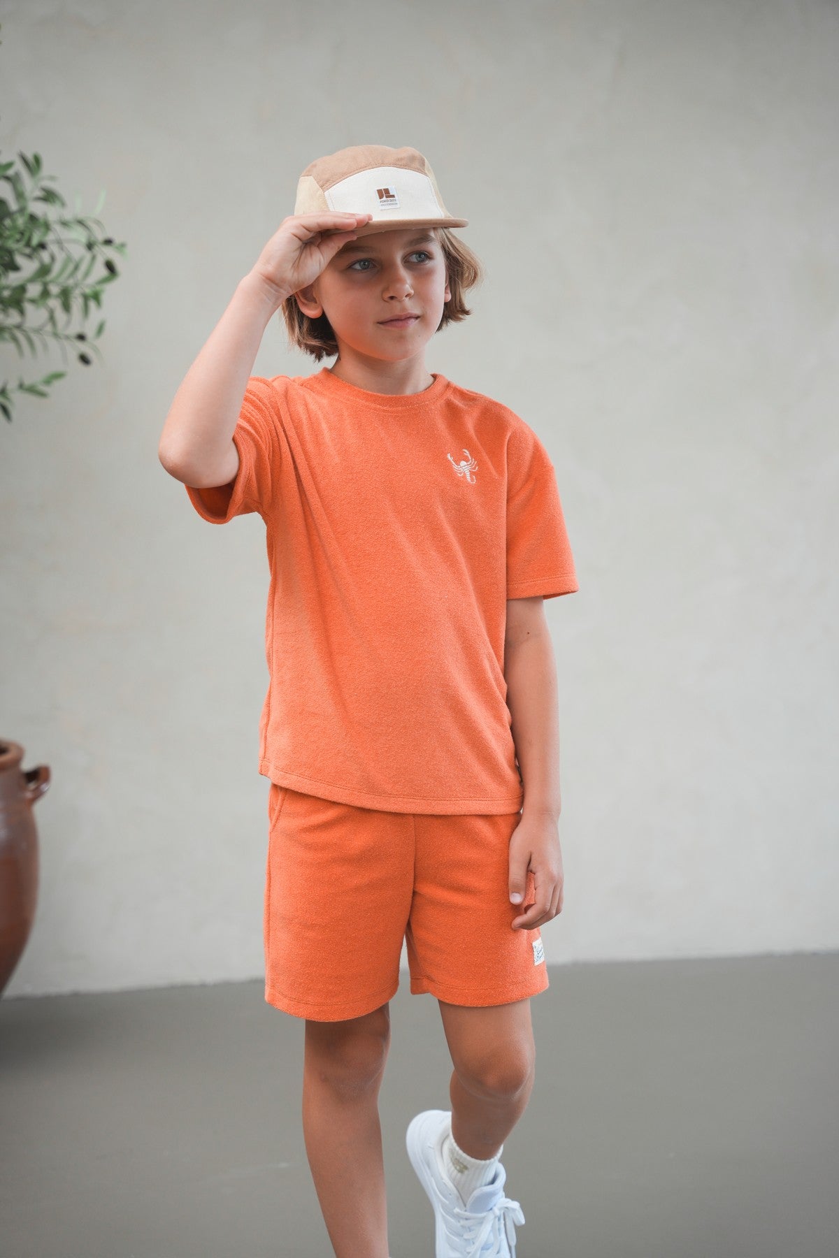 Edin Flo boys terry towling tee