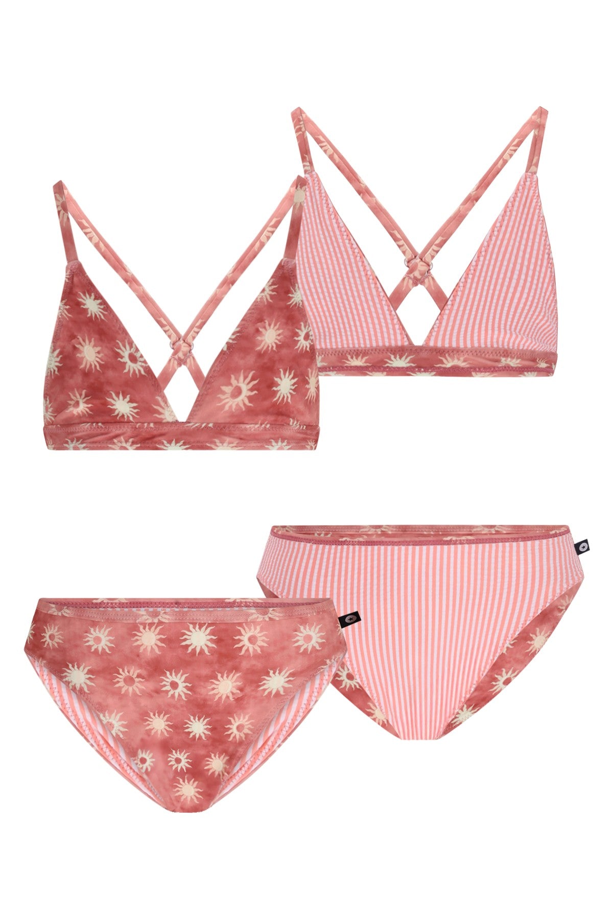 Talia Flo girls reversible triangle
