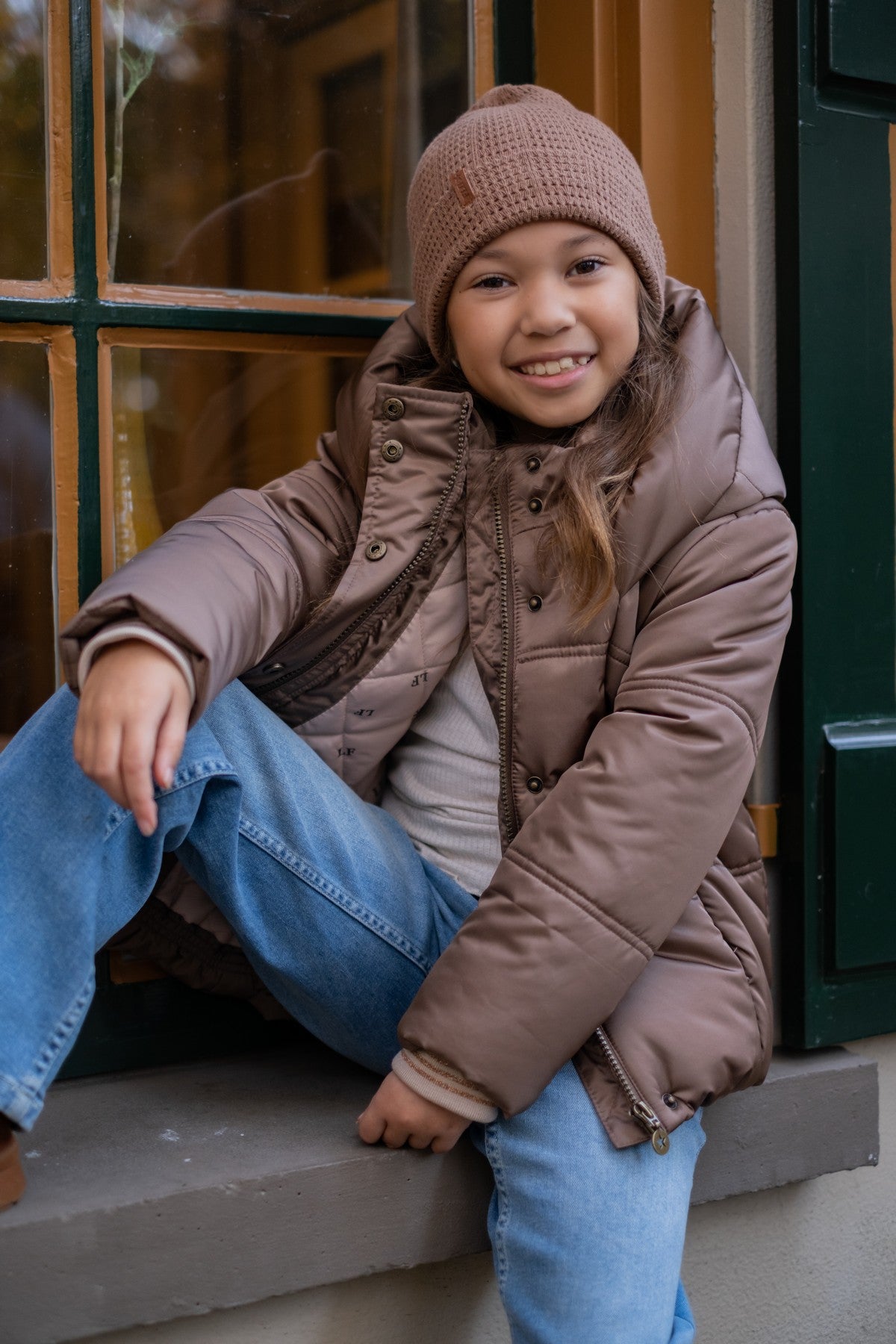 Aukje short puffer