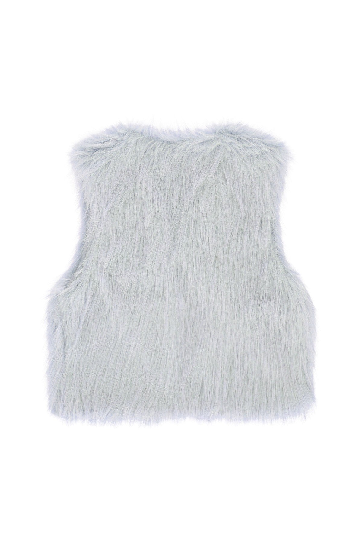 Diam faux fur hairy gilet