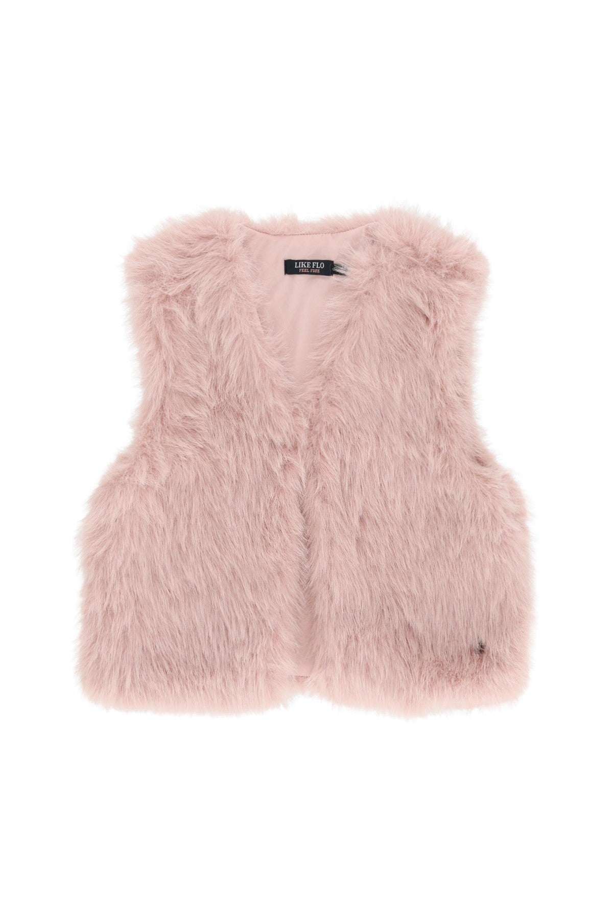 Diam faux fur hairy gilet