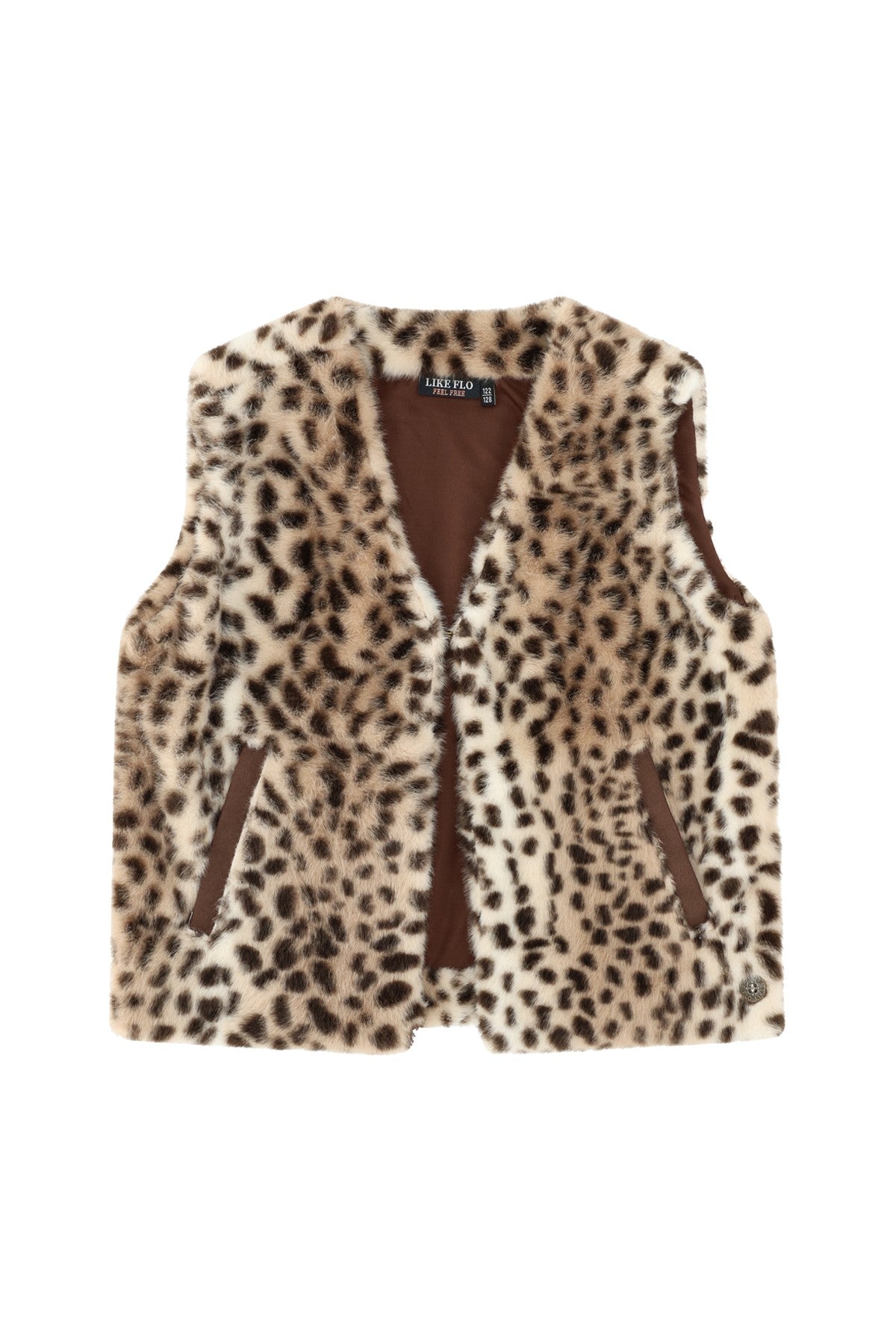 Didi faux fur gilet with closure