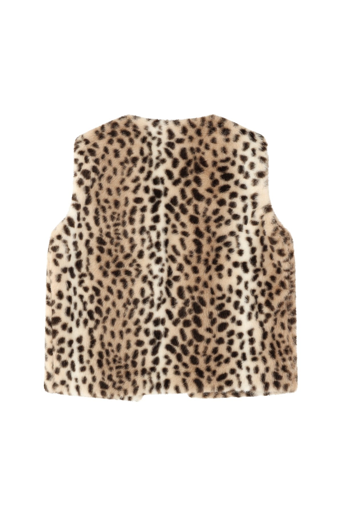 Didi faux fur gilet with closure