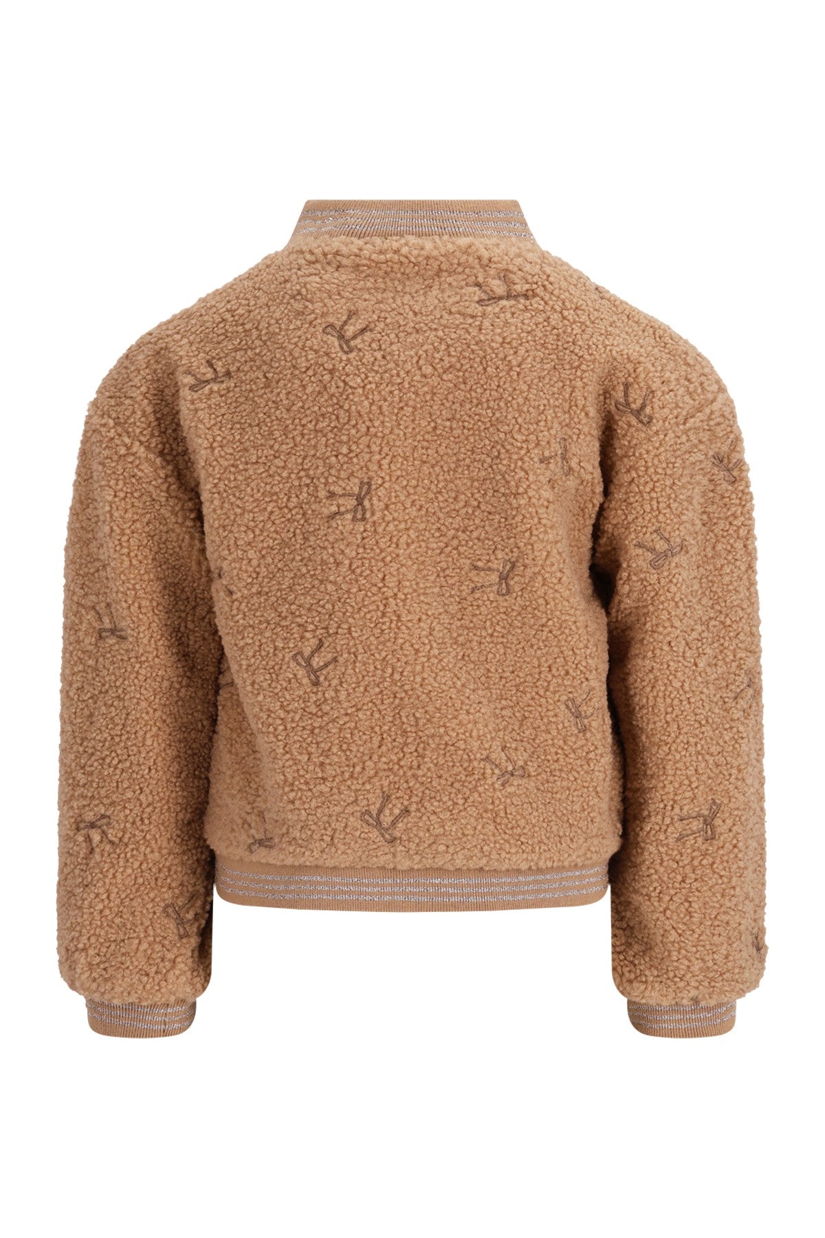 Dionne teddy embroidery cardigan