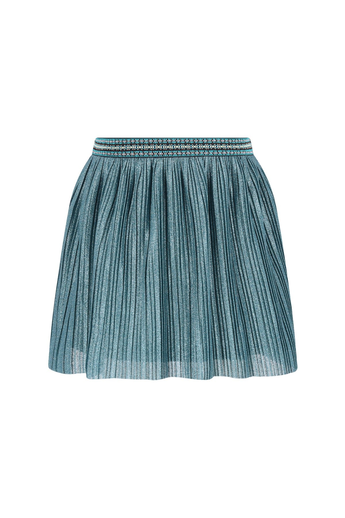 Solly plissé glitter skirt