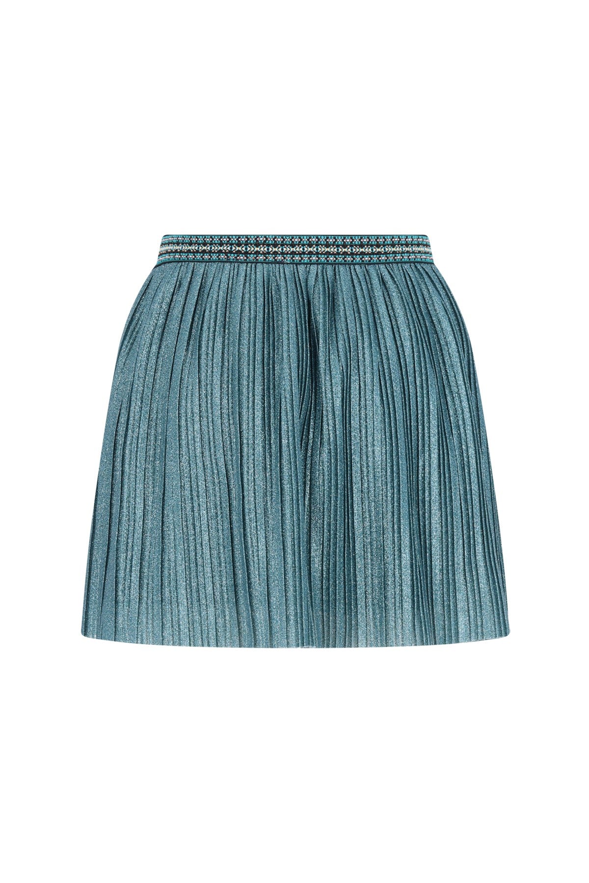 Solly plissé glitter skirt