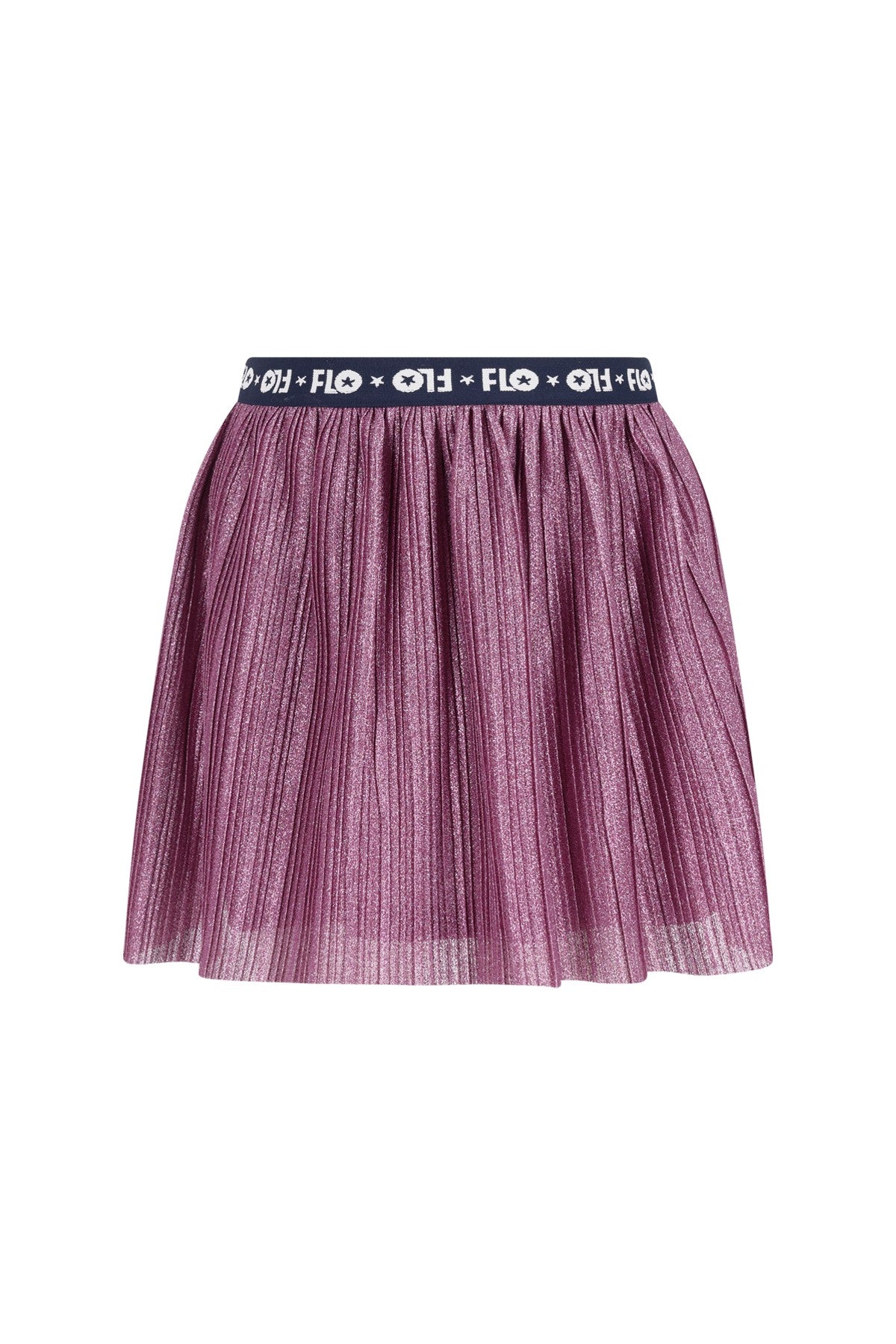 Solly plissé glitter skirt