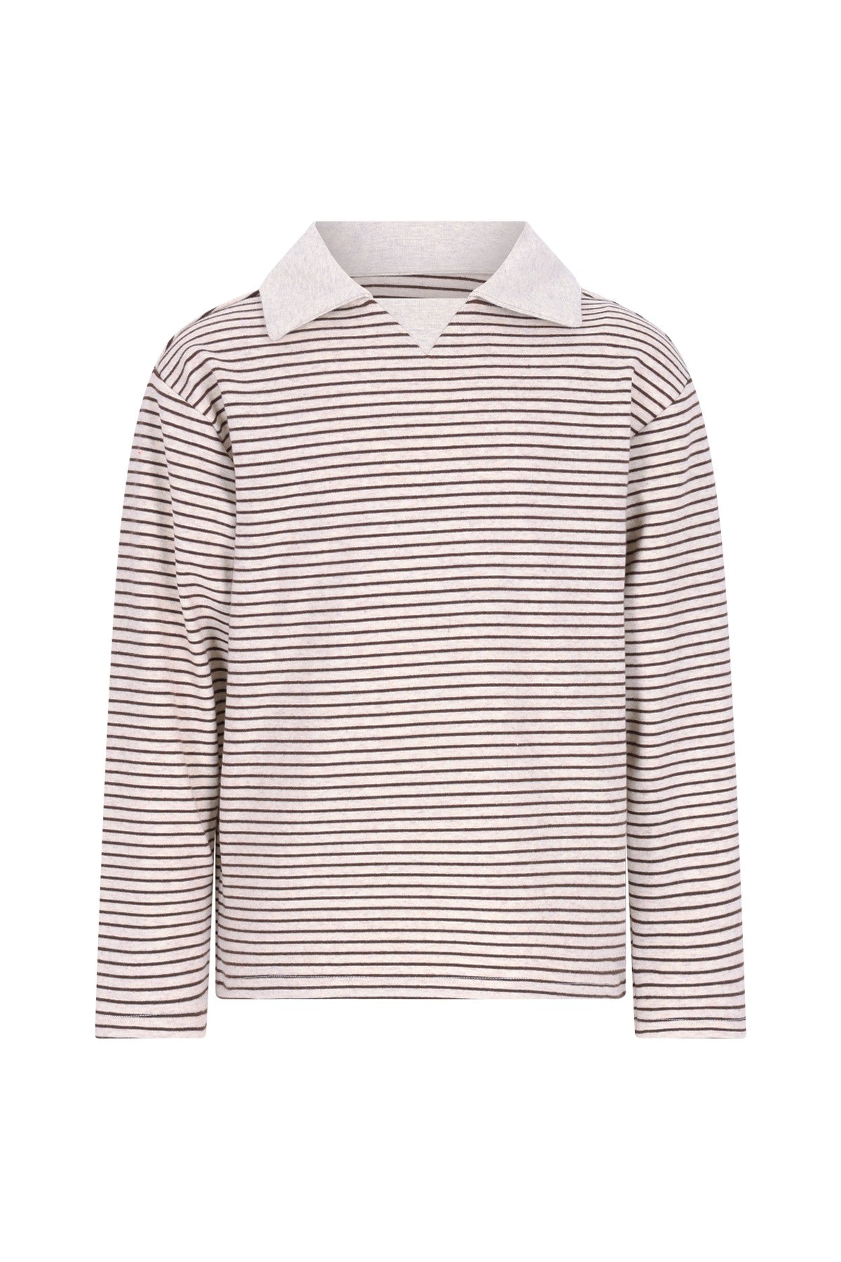 Elian striped longsleeve polo
