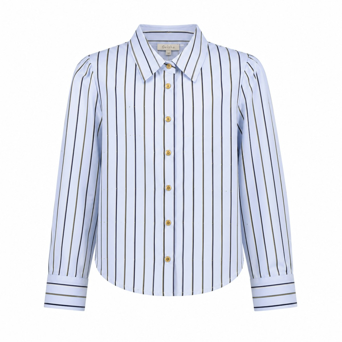 Blouse rhinestones stripe