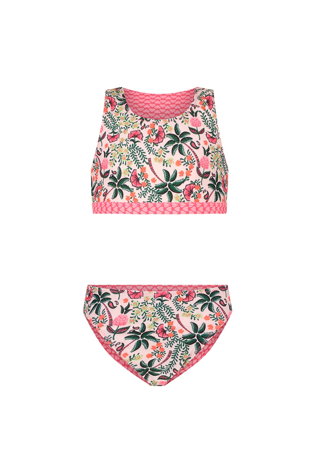 Reversible bikini tropical