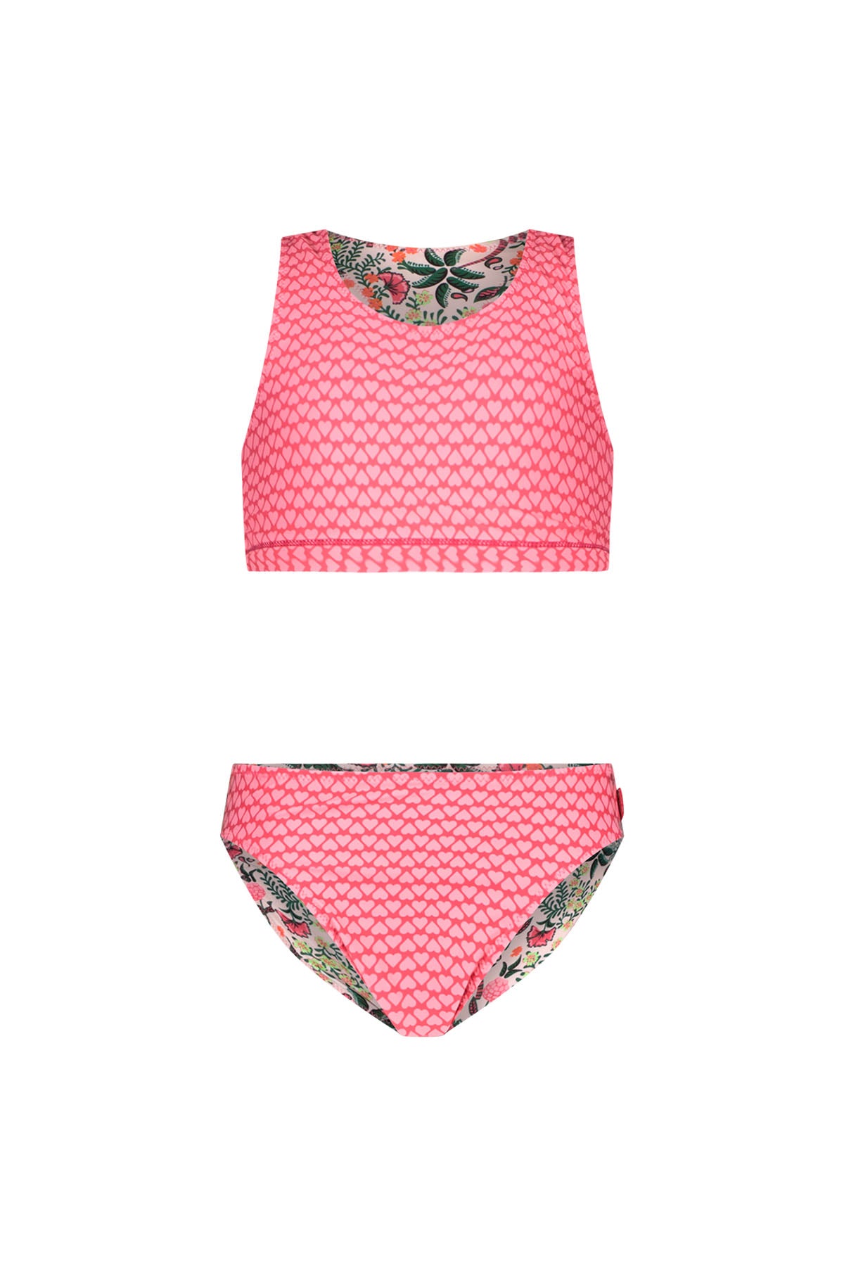 Reversible bikini tropical