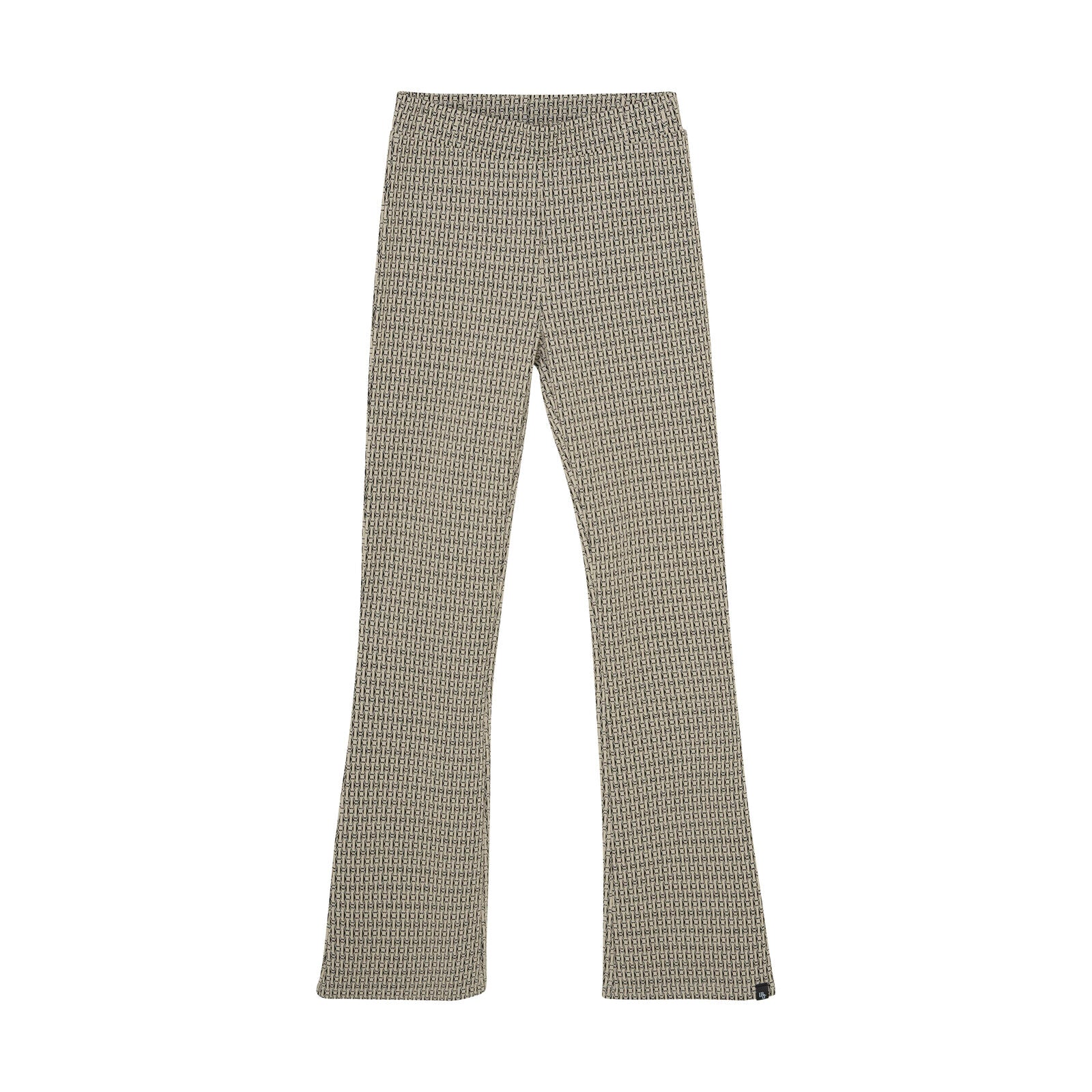 Flared Pants Fancy Check