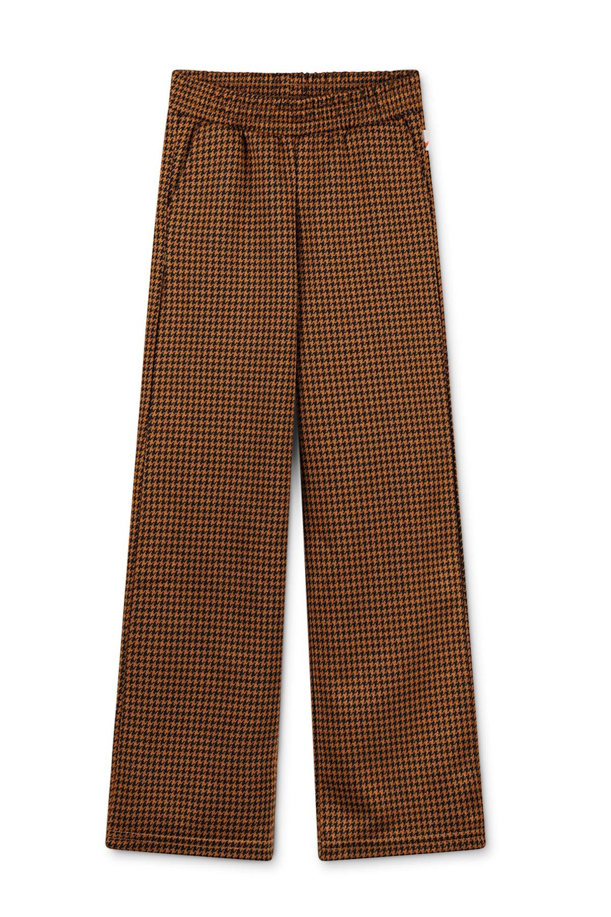 Lange broek jacquard straight leg pant