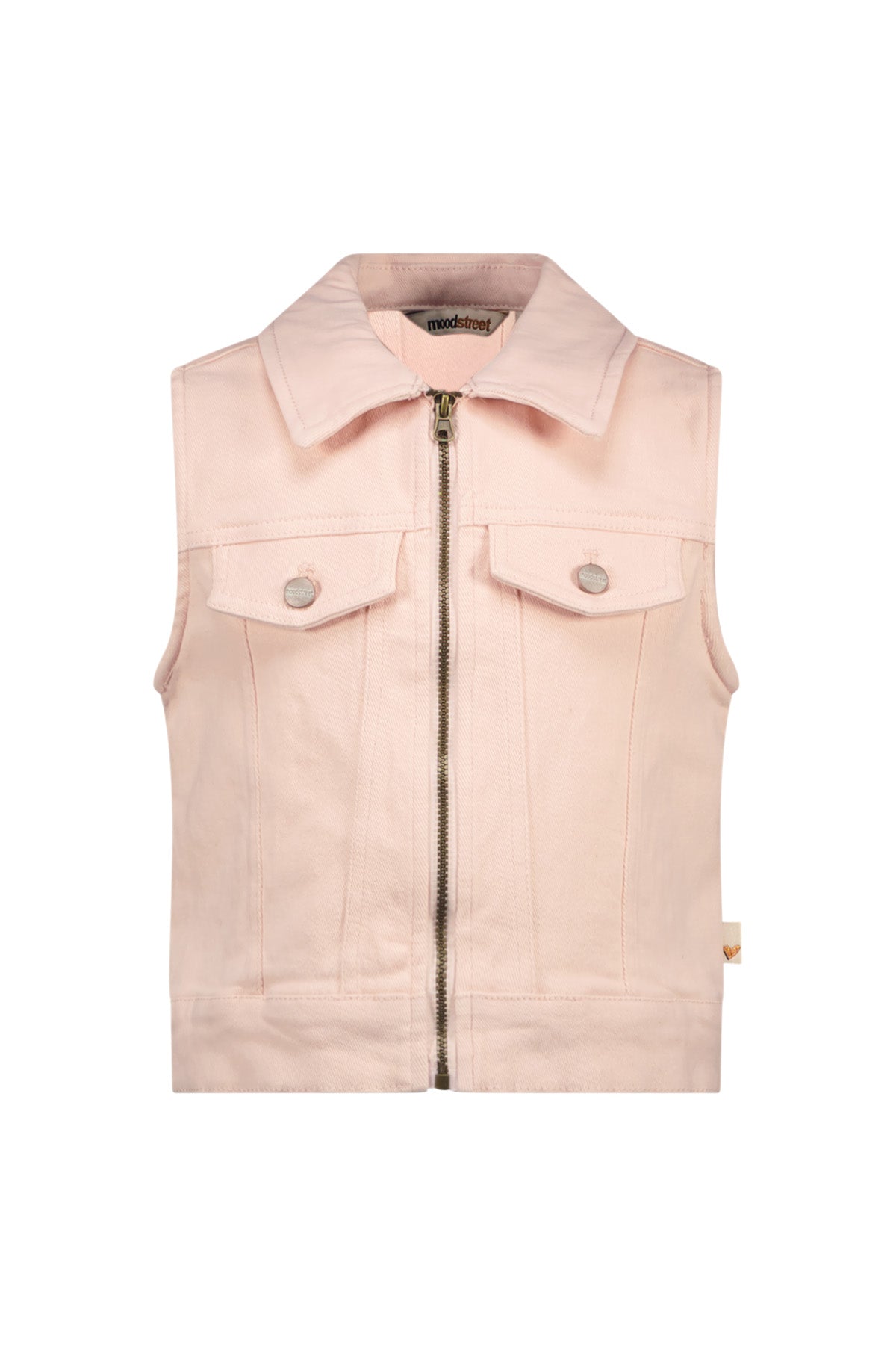 VALERY pink denim gilet