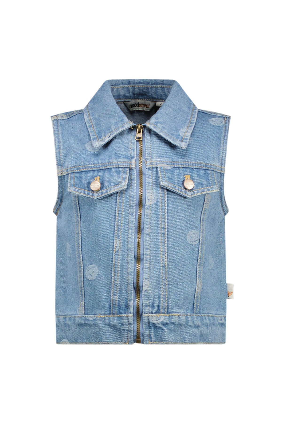 VALERY smiley-denim gilet