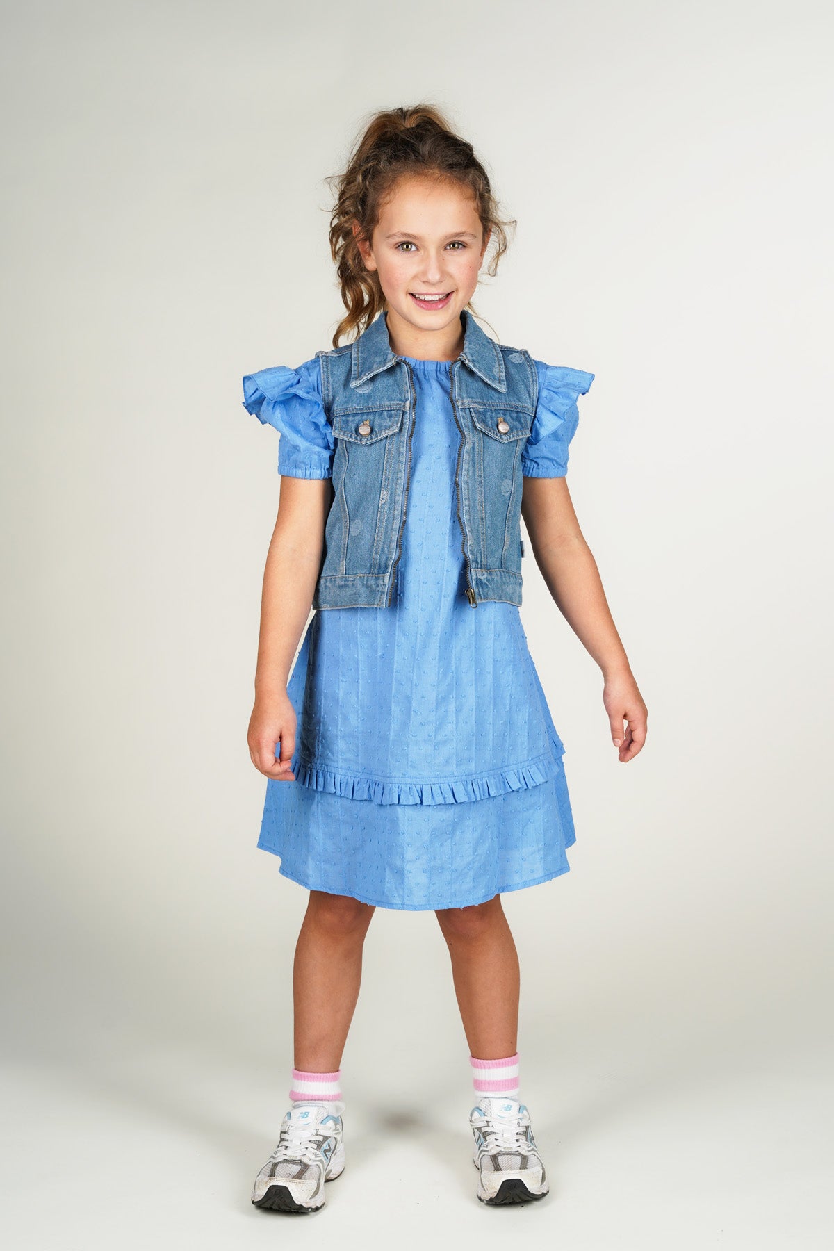 VALERY smiley-denim gilet