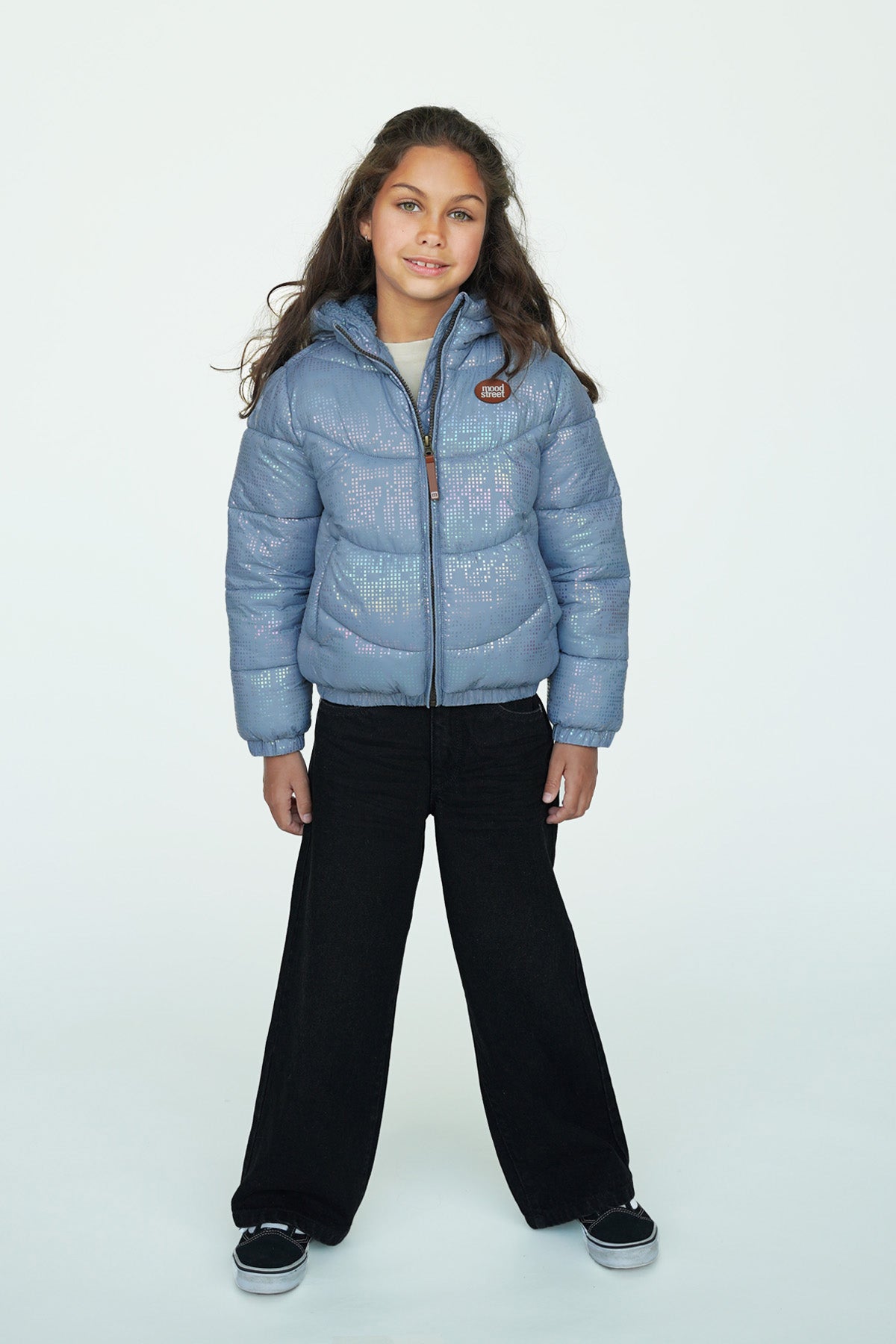 JESSE shiny oil-effect jacket