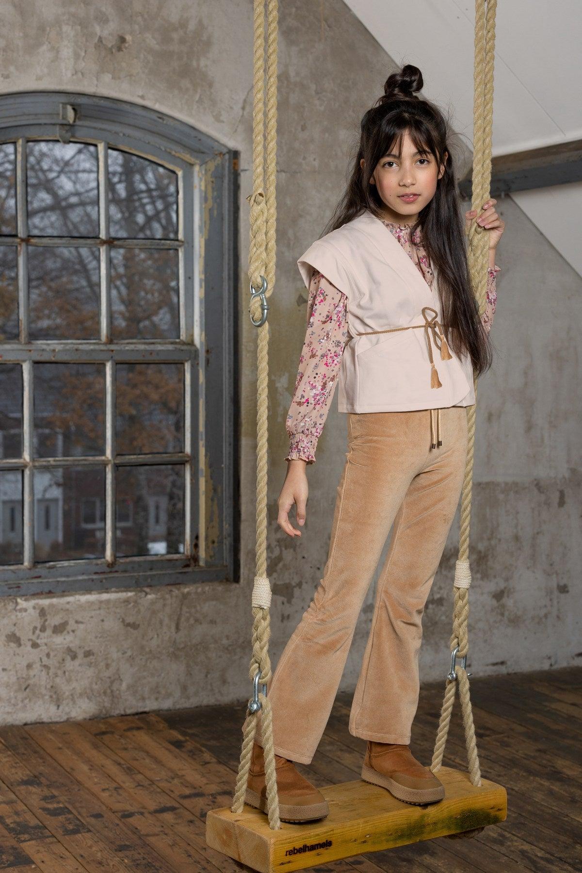 Flared Broek Sady Velours