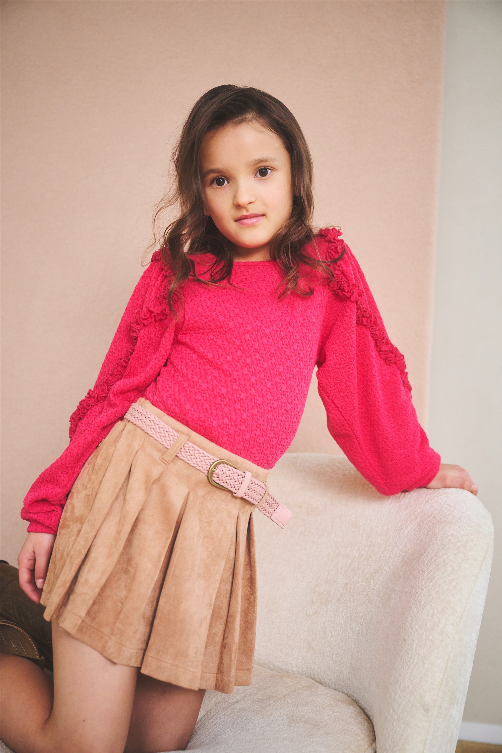 Skirt Sella suede - Ko&Flo