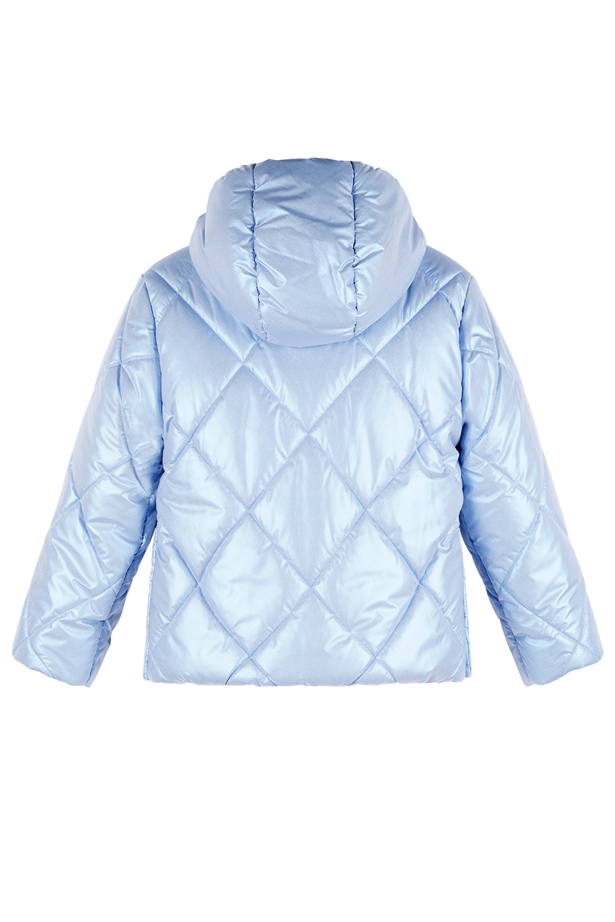 Button Hooded Short Winter Jacket