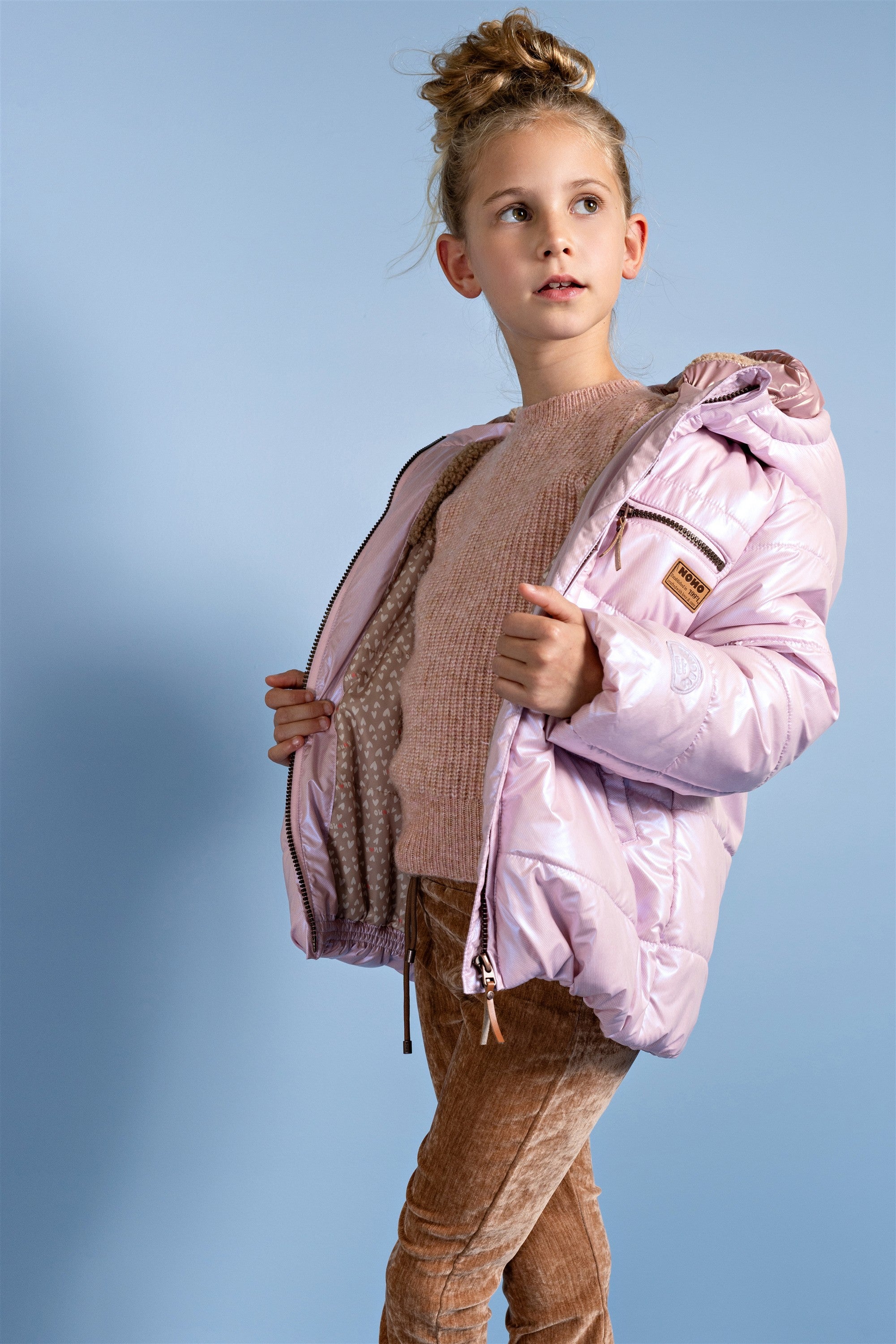 Bubble Double Hooded Winter Jacket Mid Long