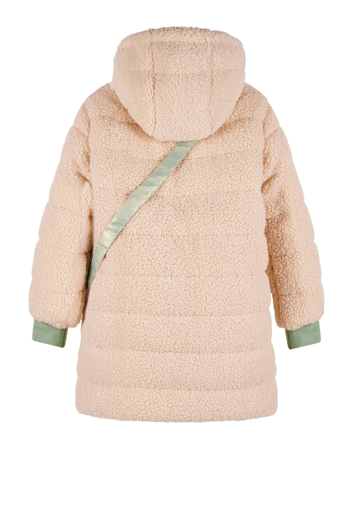 Betty Reversible Hooded Mid Long Jacket+ Bag