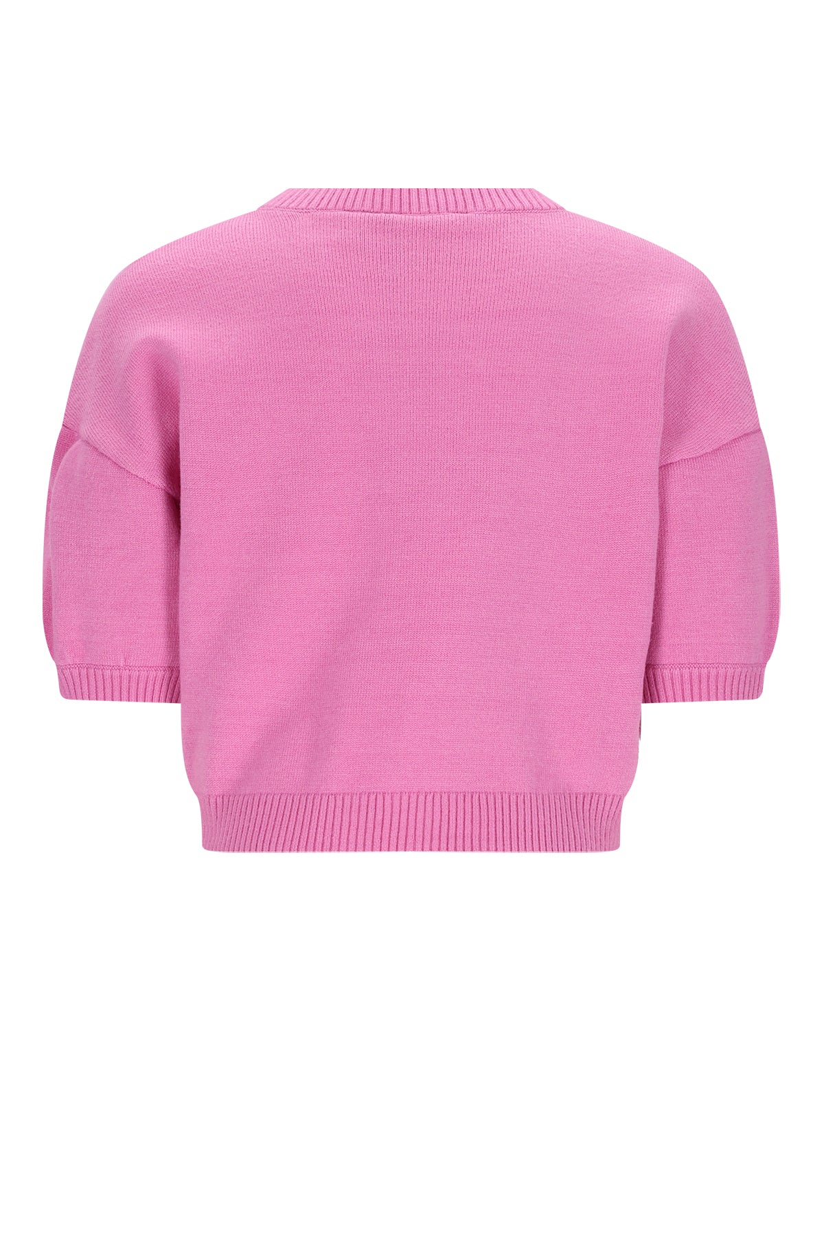 Keya Knitted Top with intarsia hearts