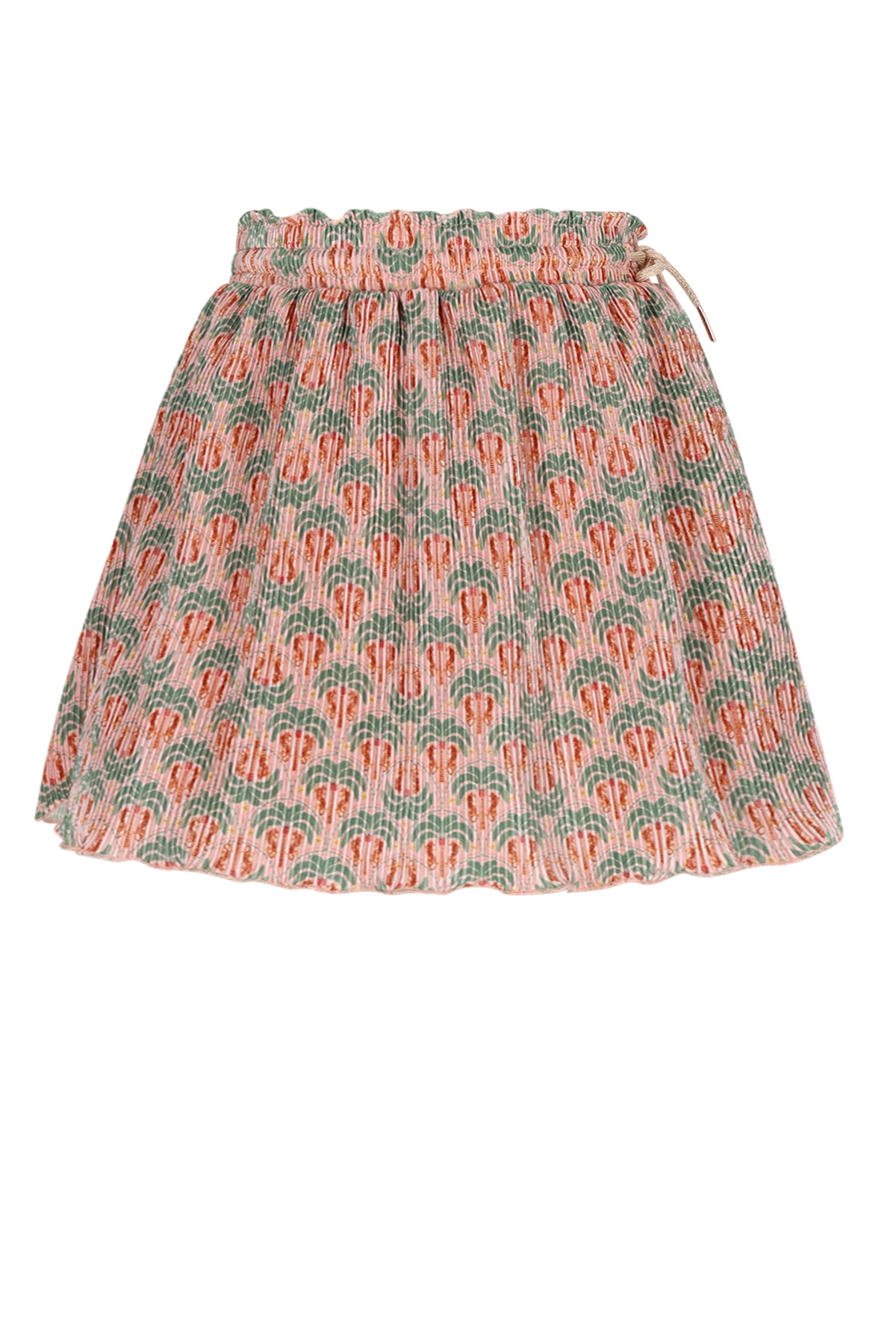 Norah Printed Plisse Skirt