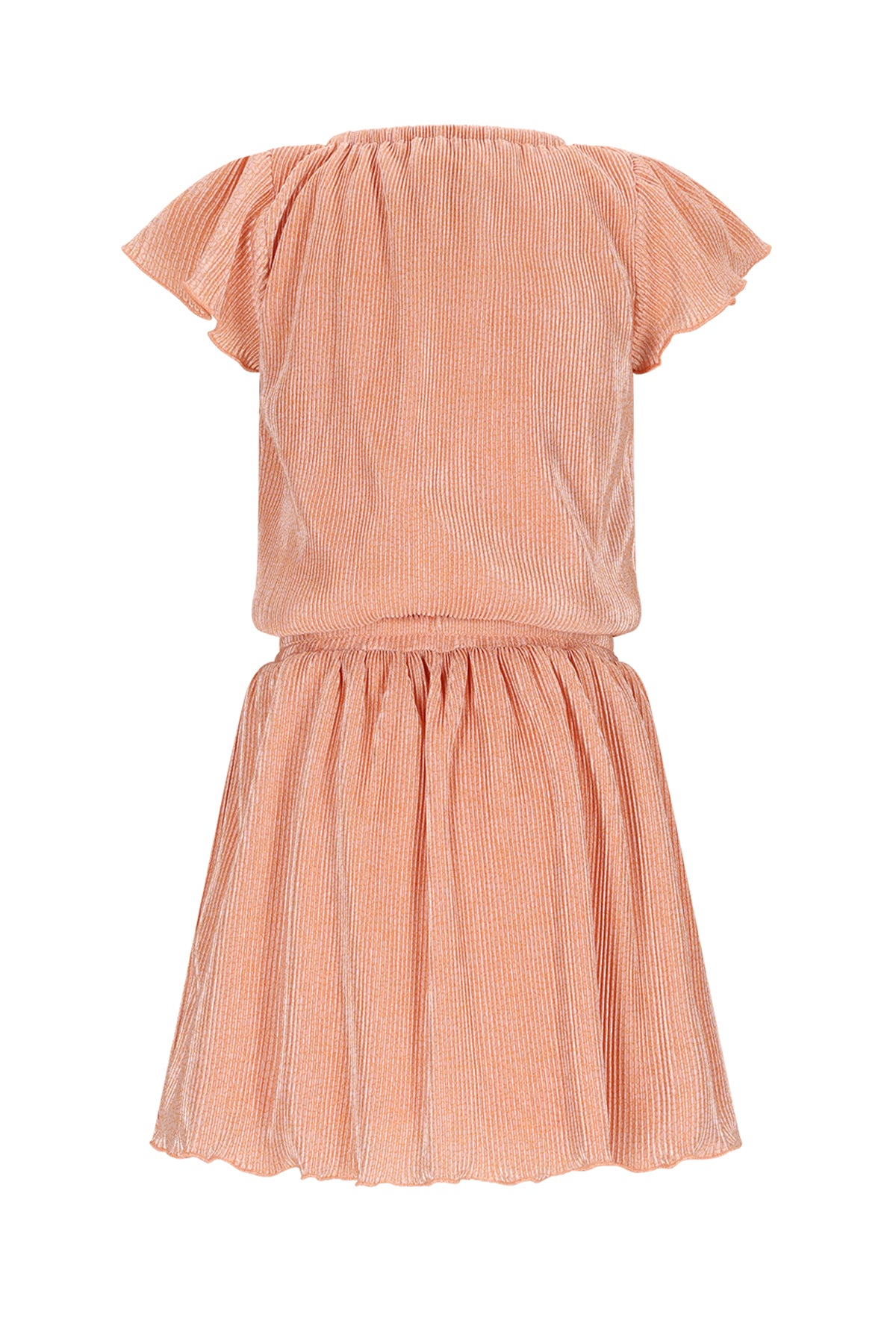 Mena Plisse Dress smock neckline