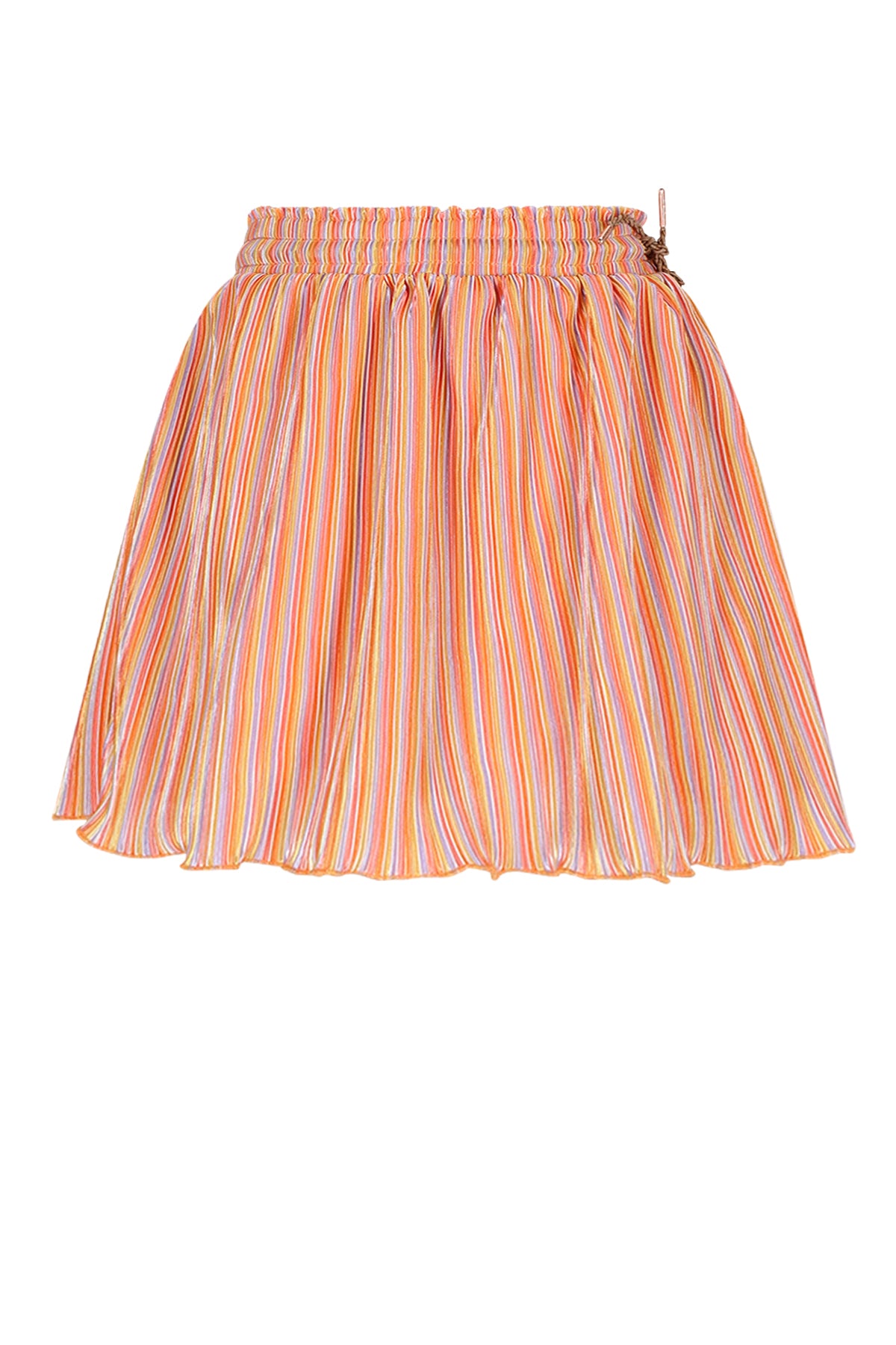 Norah Striped Plissee Skirt
